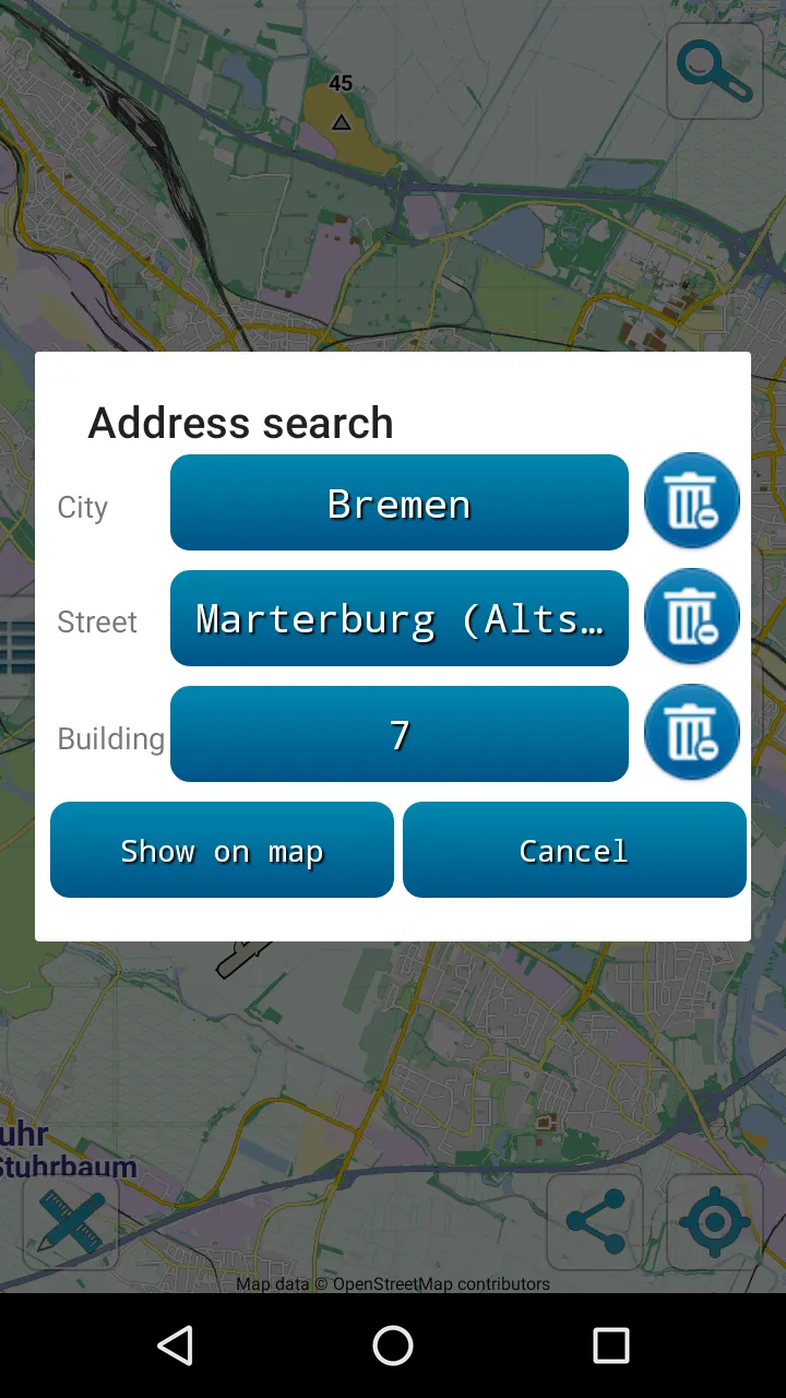 Map of Bremen offline | Indus Appstore | Screenshot