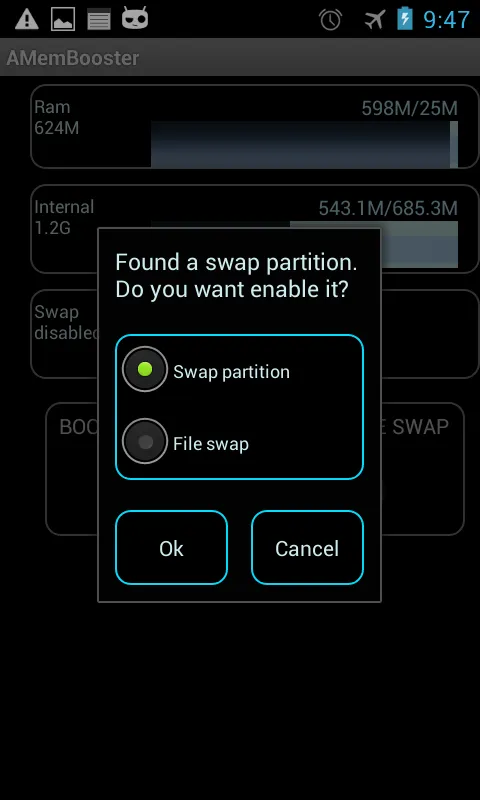 AMemoryTool Swap Enabler Root | Indus Appstore | Screenshot