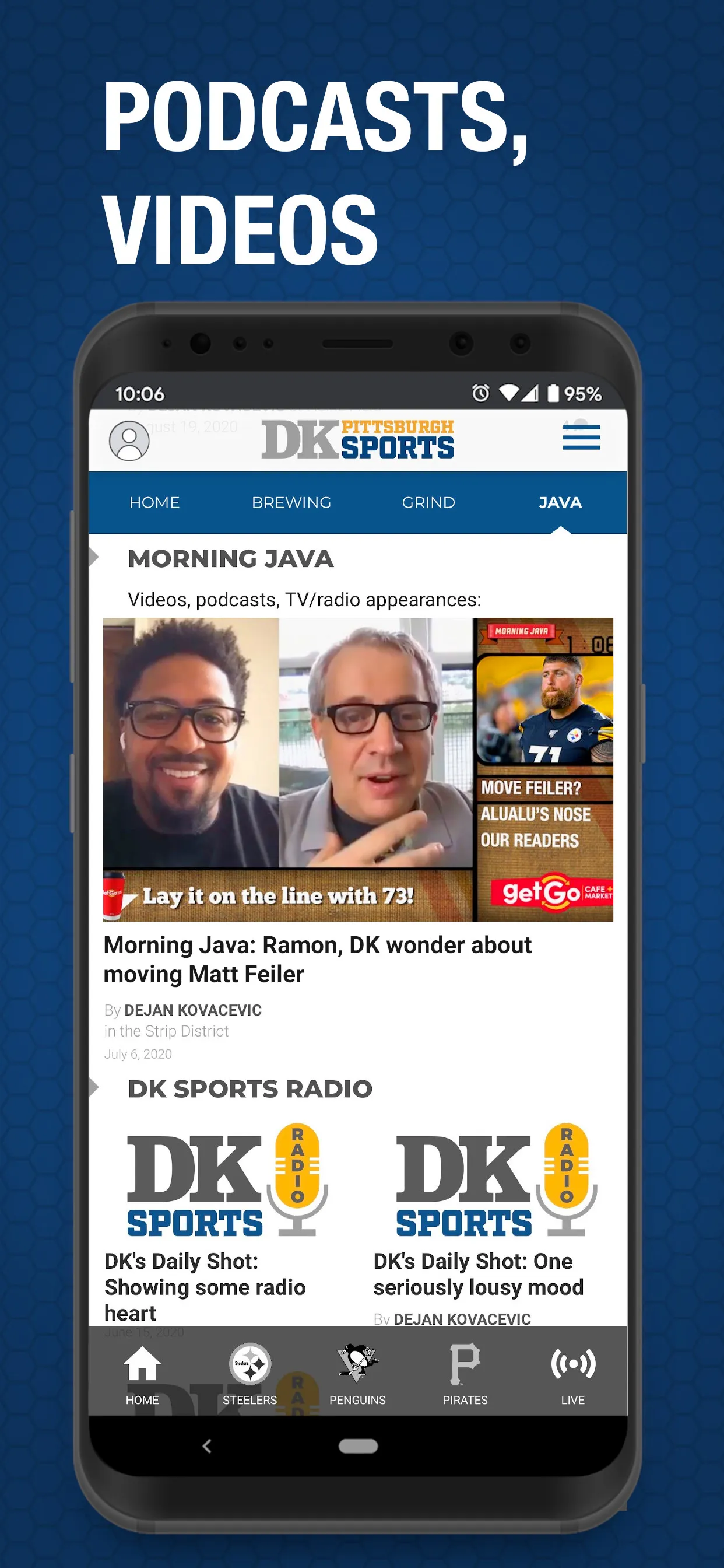 DK Pittsburgh Sports | Indus Appstore | Screenshot