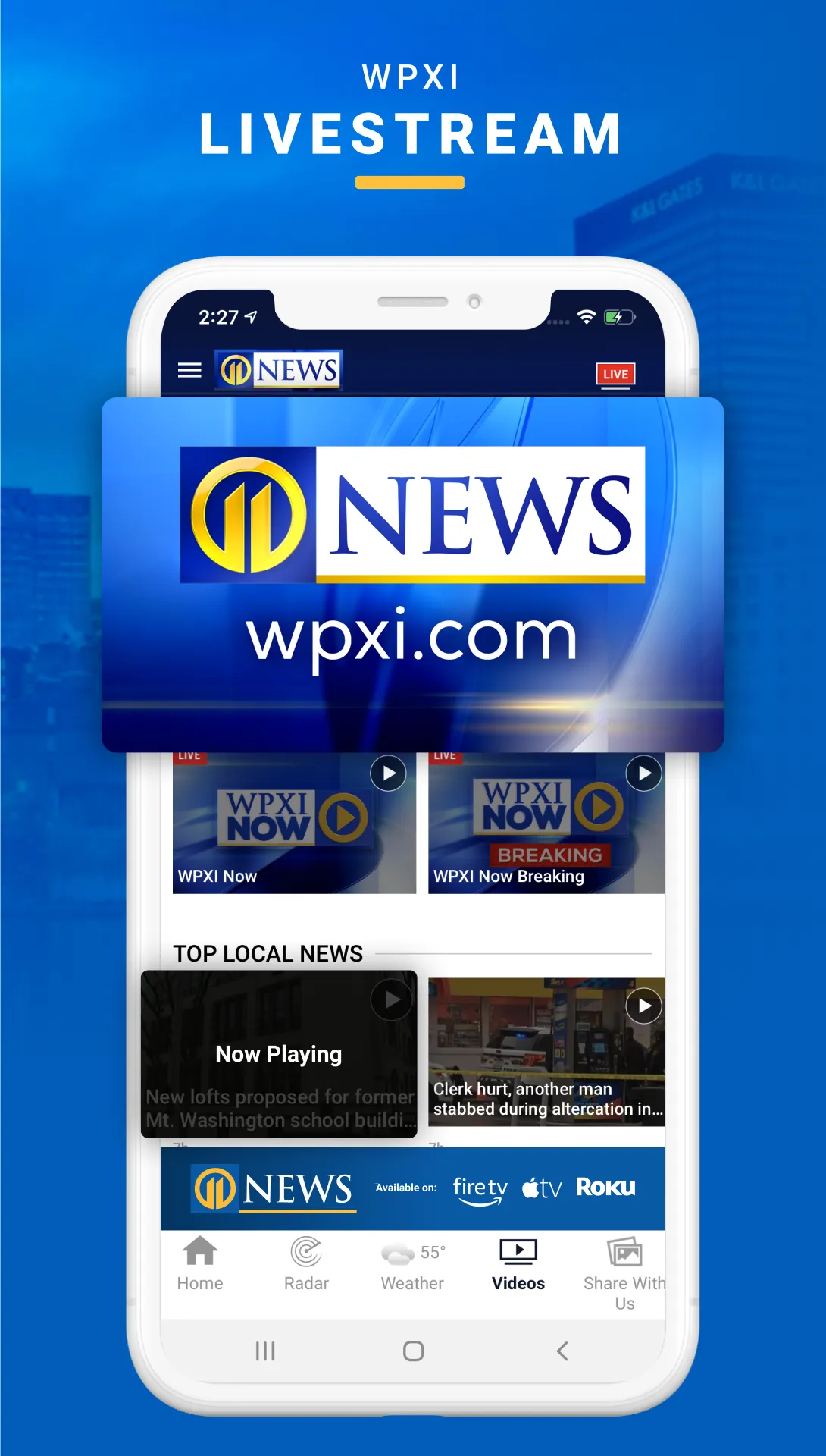 WPXI - Channel 11 News | Indus Appstore | Screenshot