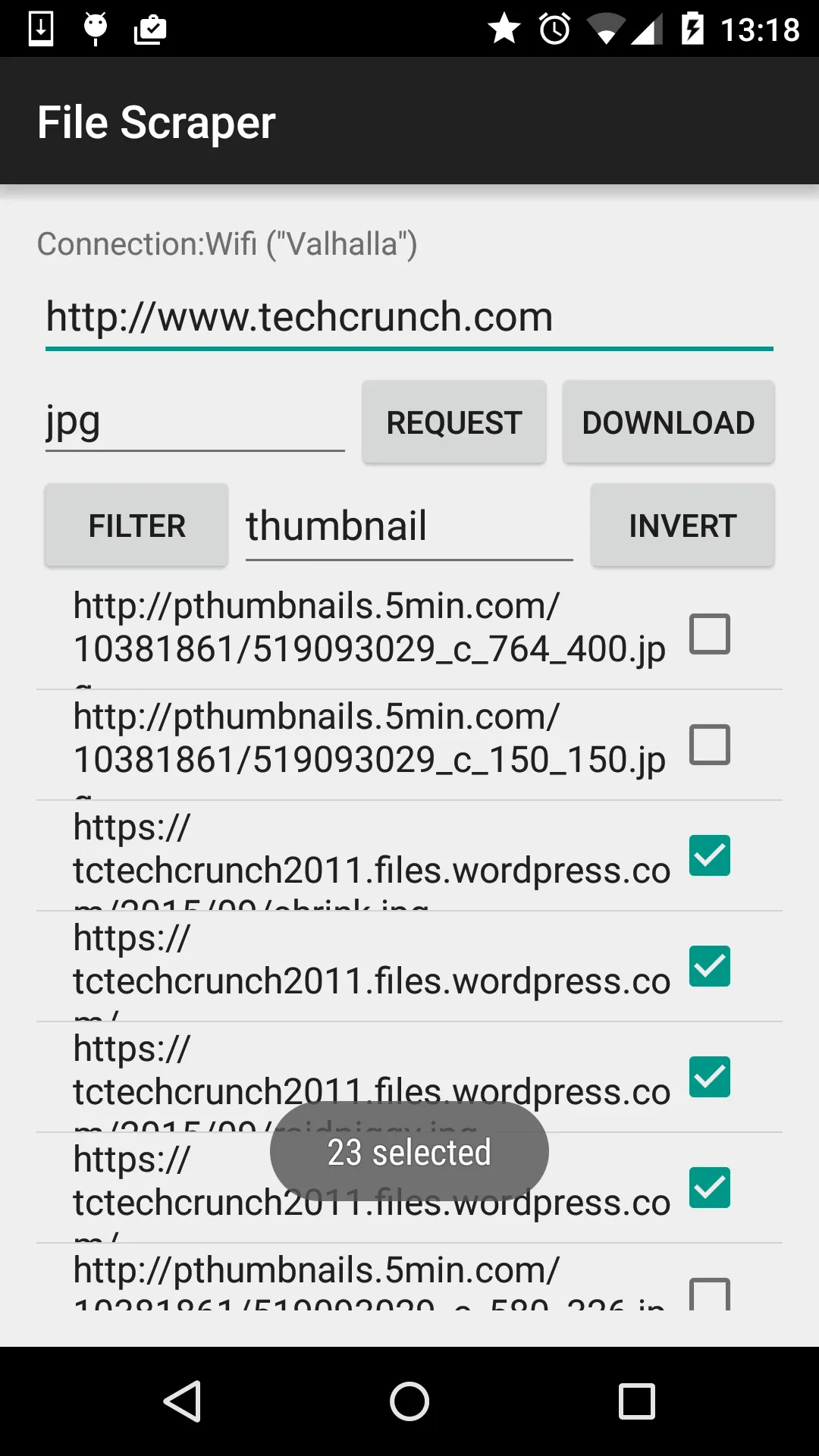 File Scraper | Indus Appstore | Screenshot