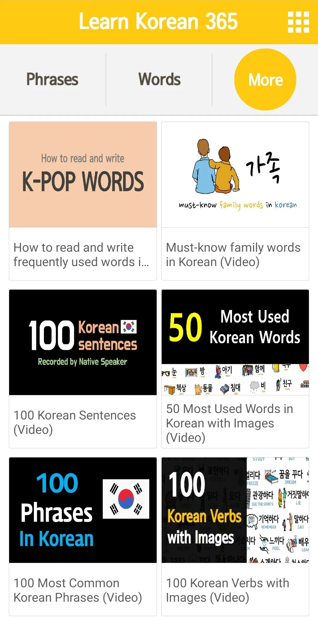 Learn Korean 365 | Indus Appstore | Screenshot