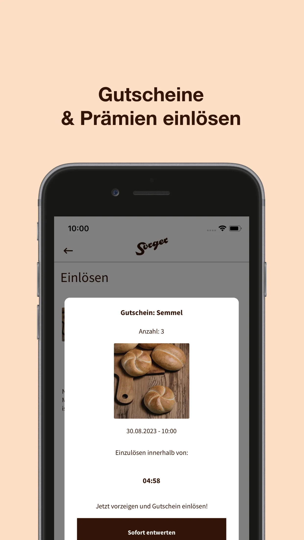 Bäckerei Sorger | Indus Appstore | Screenshot