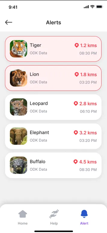 Animal Tracker - CG | Indus Appstore | Screenshot