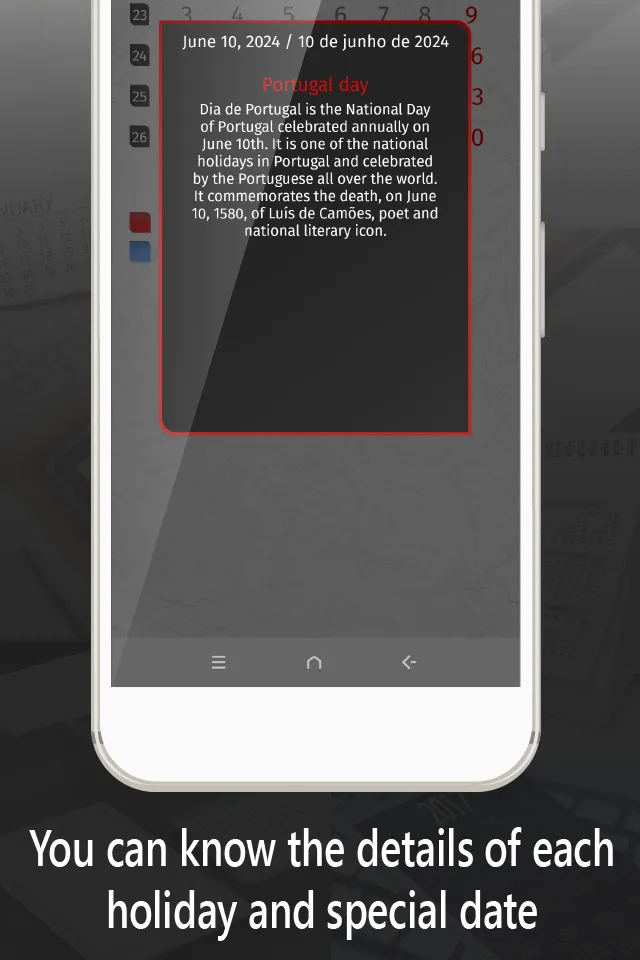 portugal calendar 2024 | Indus Appstore | Screenshot