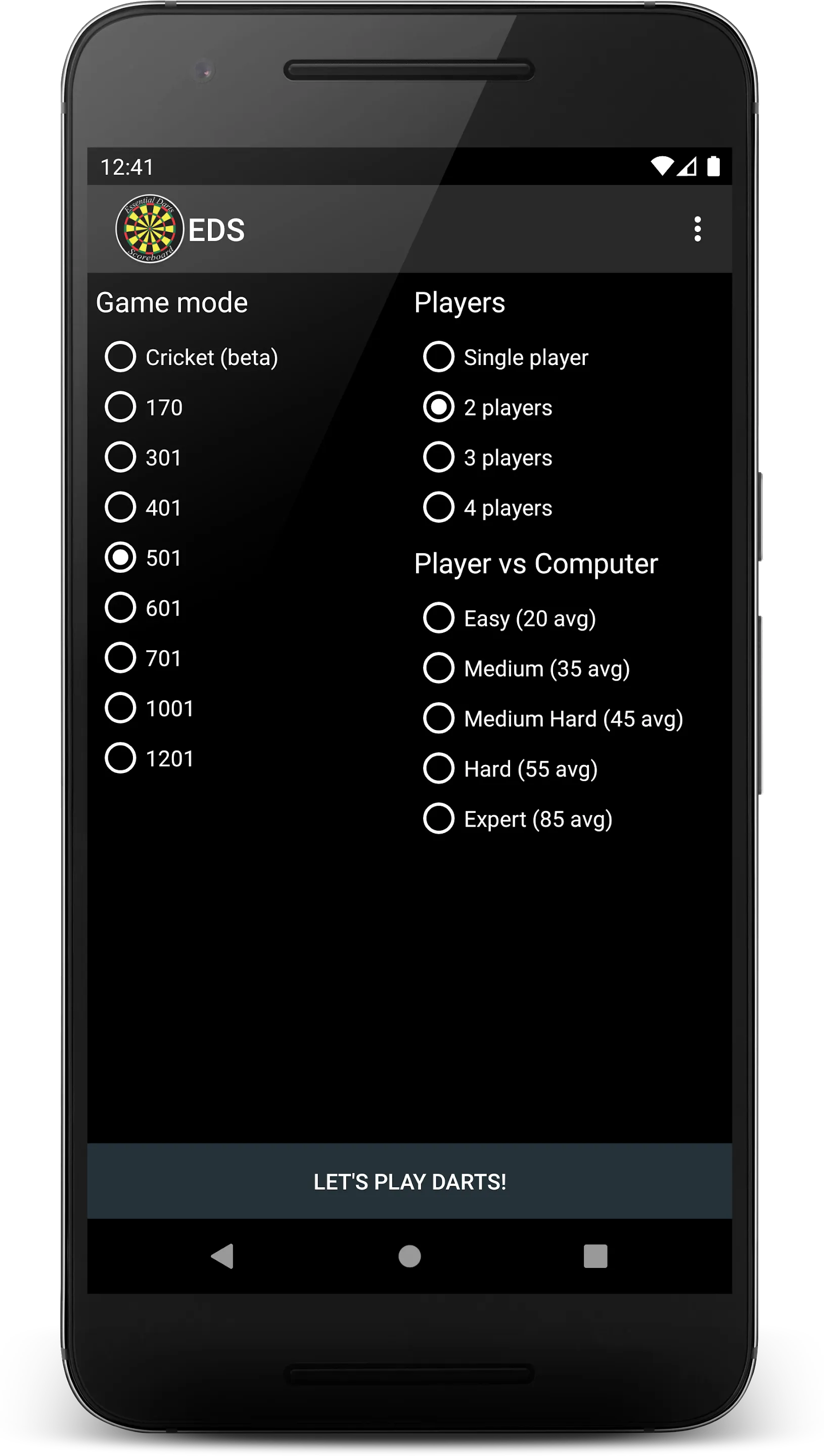 Essential Darts Scoreboard | Indus Appstore | Screenshot