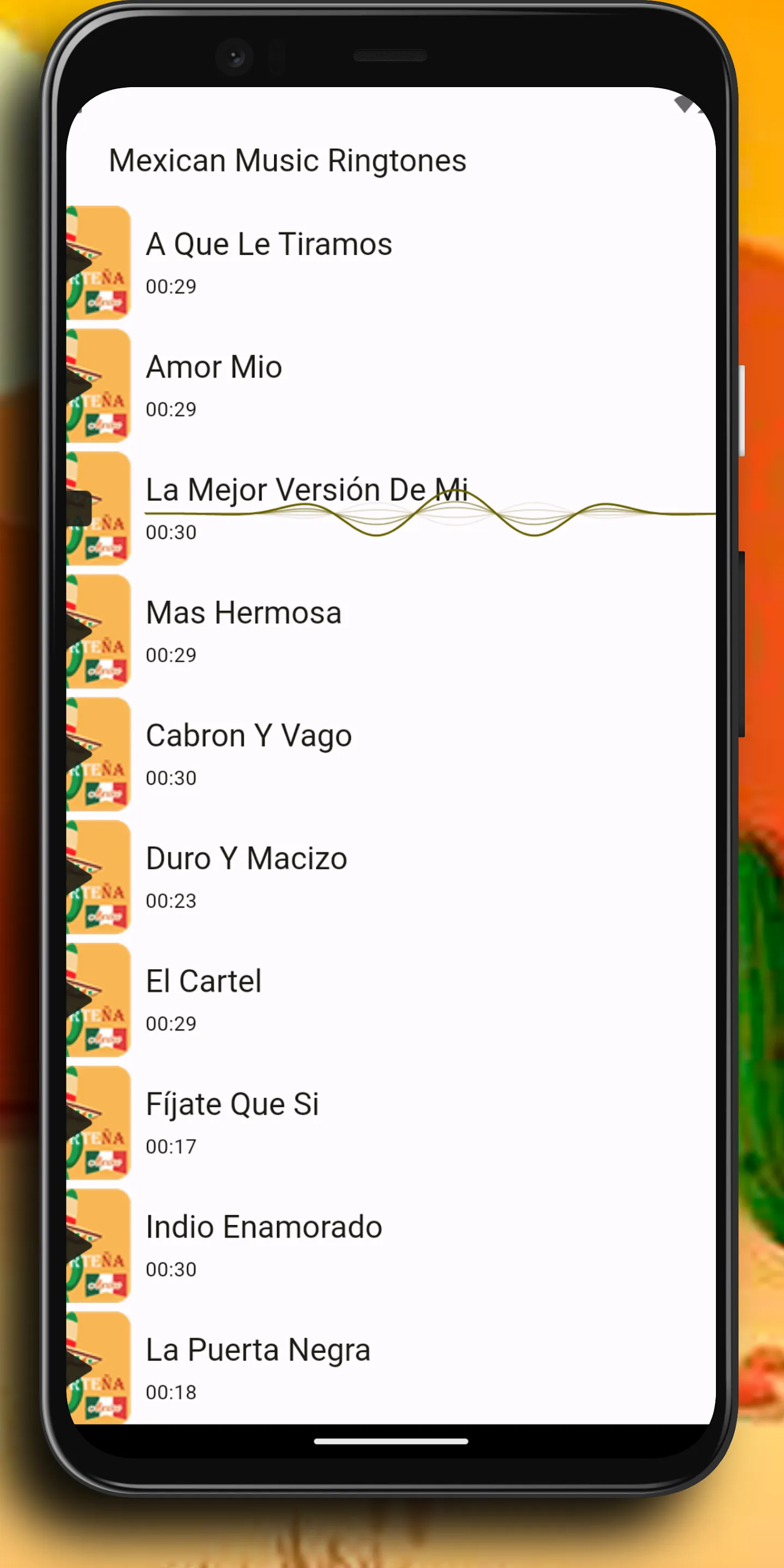 Mexican Music Ringtones | Indus Appstore | Screenshot