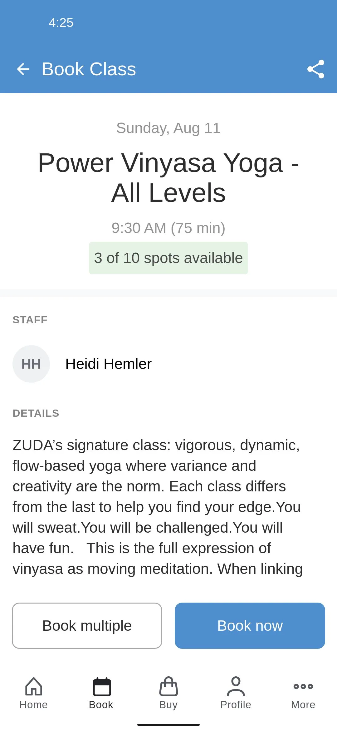 Zuda Yoga East | Indus Appstore | Screenshot