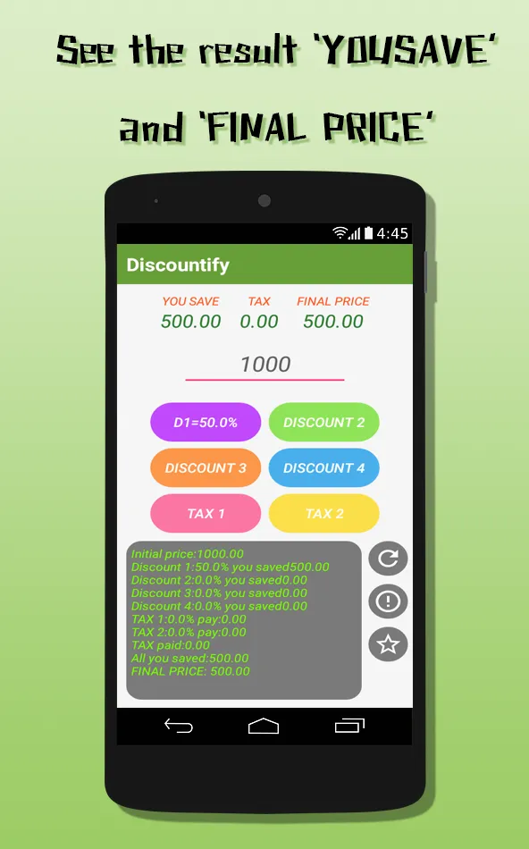 Discountify - Price Calculator | Indus Appstore | Screenshot