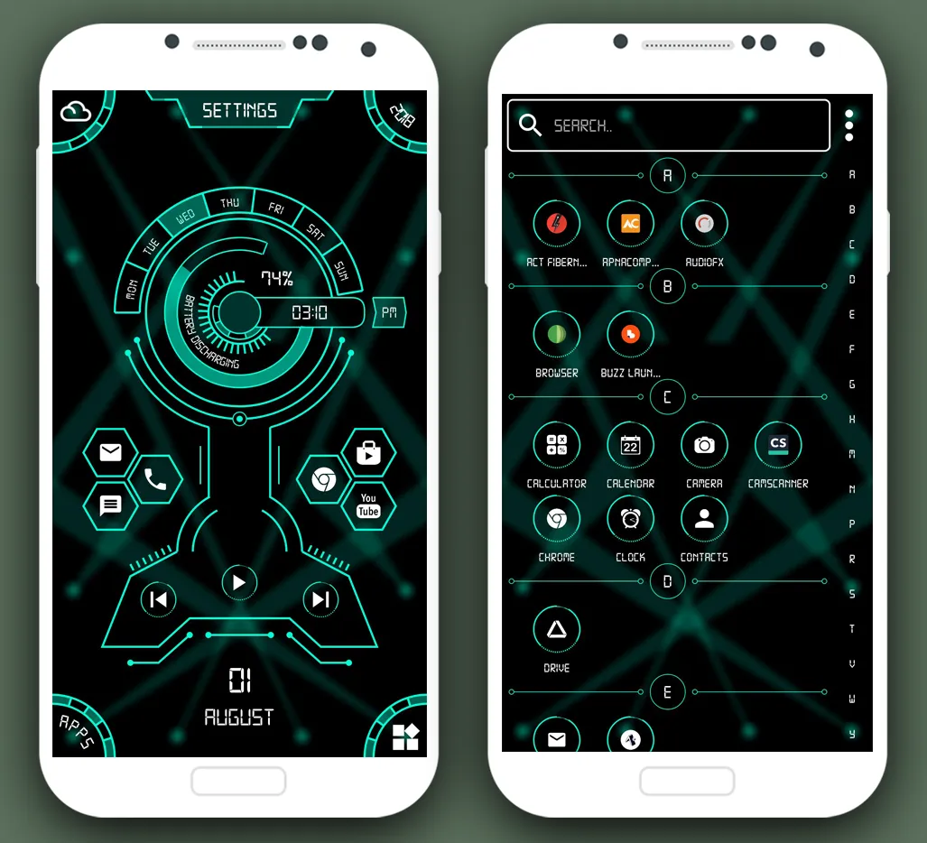 Unique Launcher 2 - LockApp | Indus Appstore | Screenshot