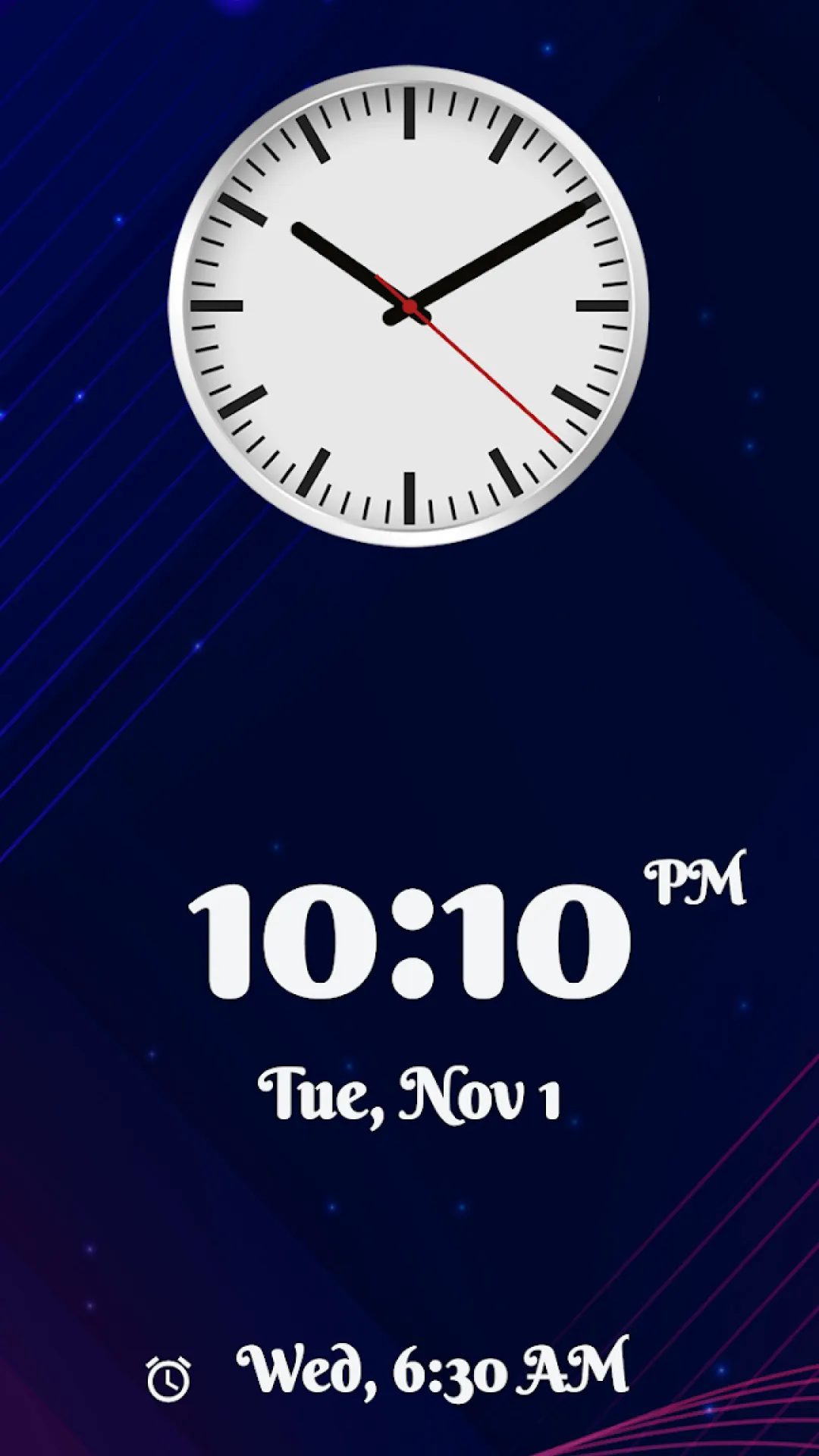 Simple Alarm Clock+Night Clock | Indus Appstore | Screenshot