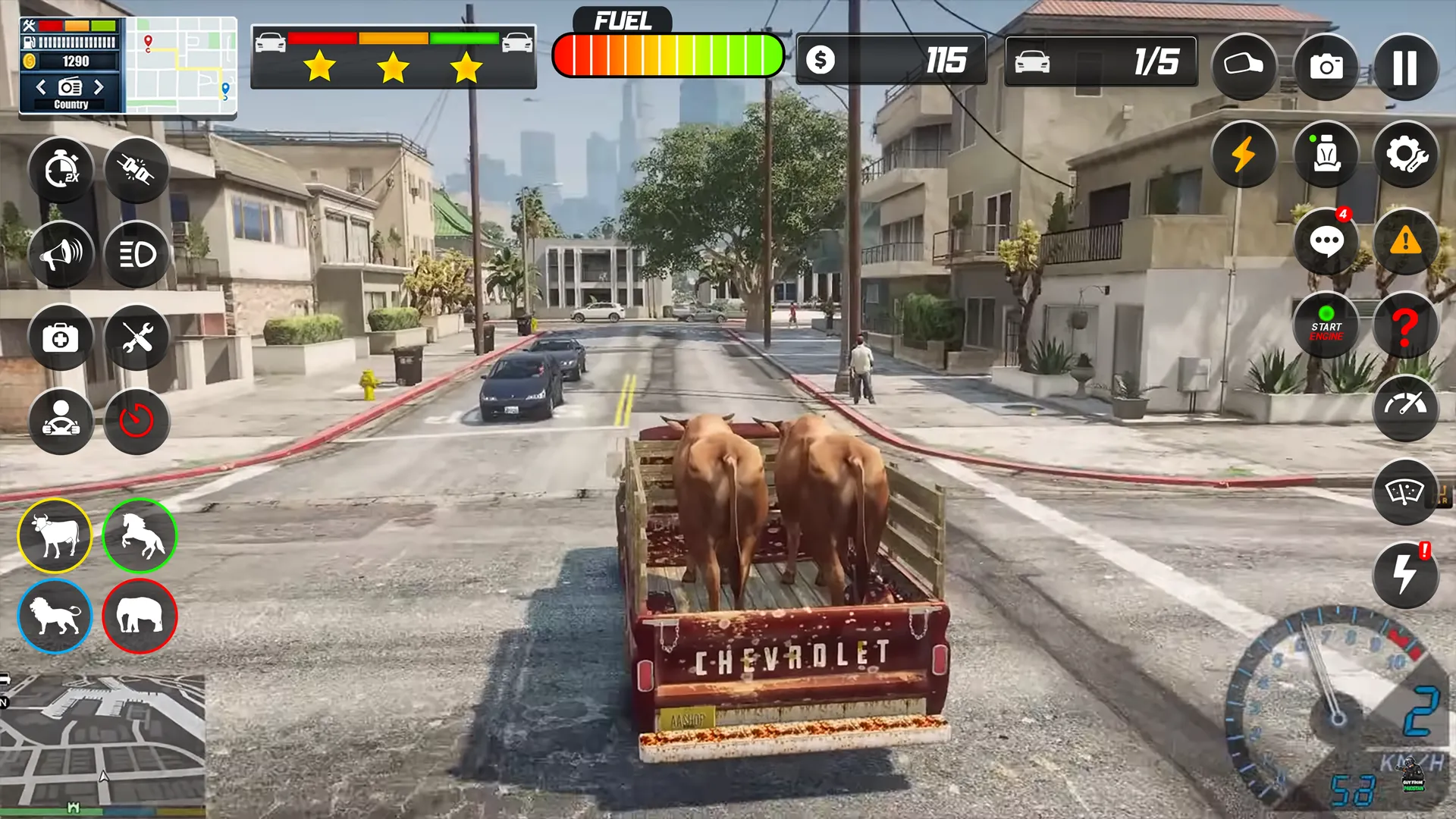 Farm Animal Transport Cow Game | Indus Appstore | Screenshot