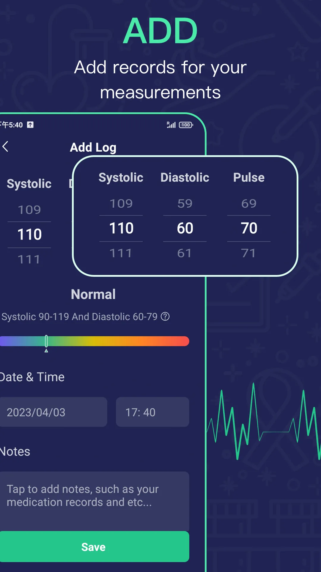 Blood Pressure Care | Indus Appstore | Screenshot