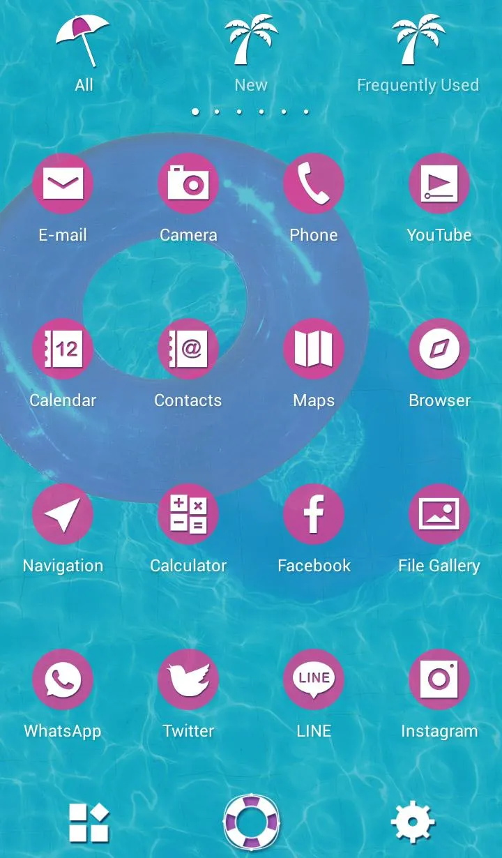 Pink Floaty Ring Theme | Indus Appstore | Screenshot