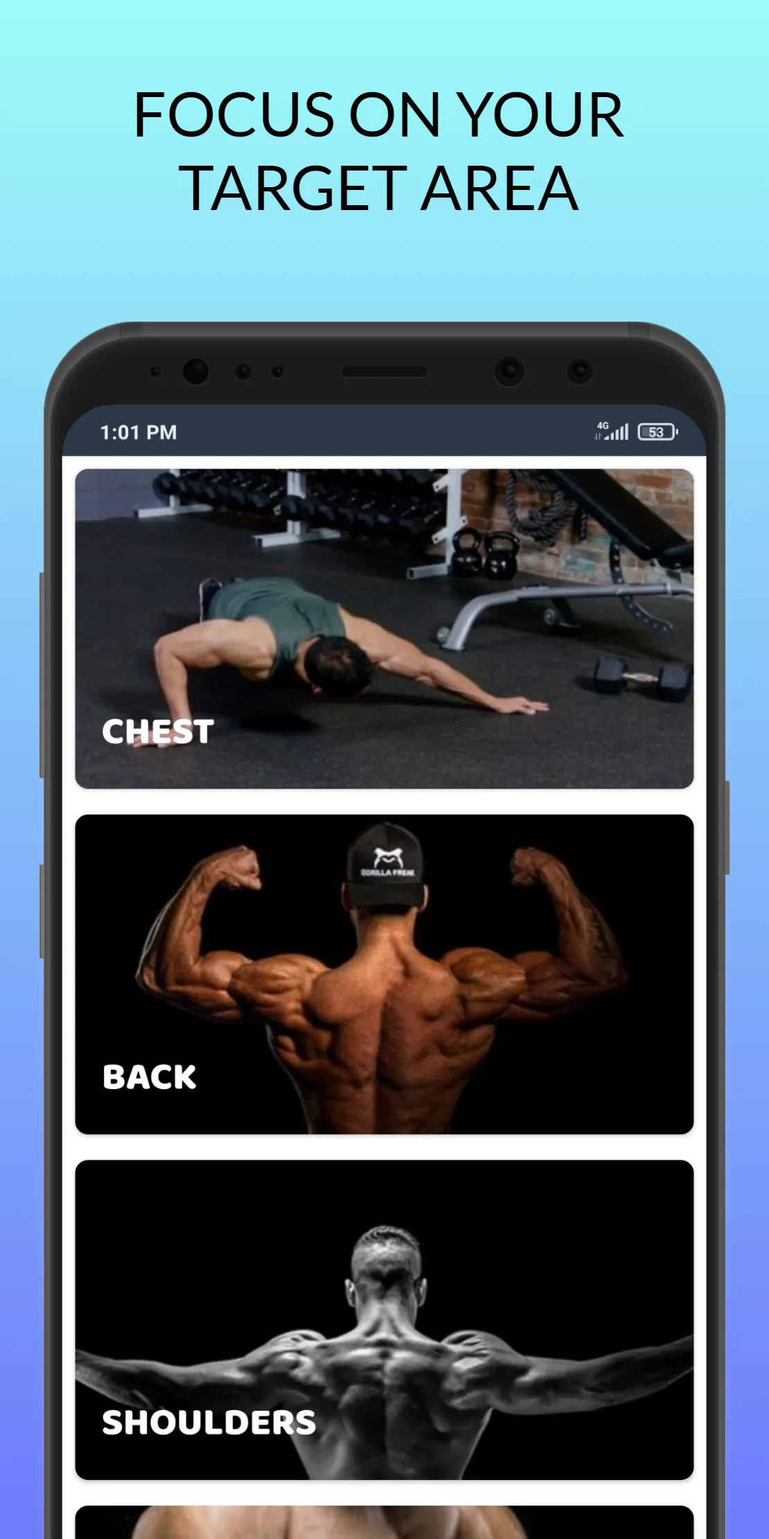 Gym Workout Offline Exercises | Indus Appstore | Screenshot