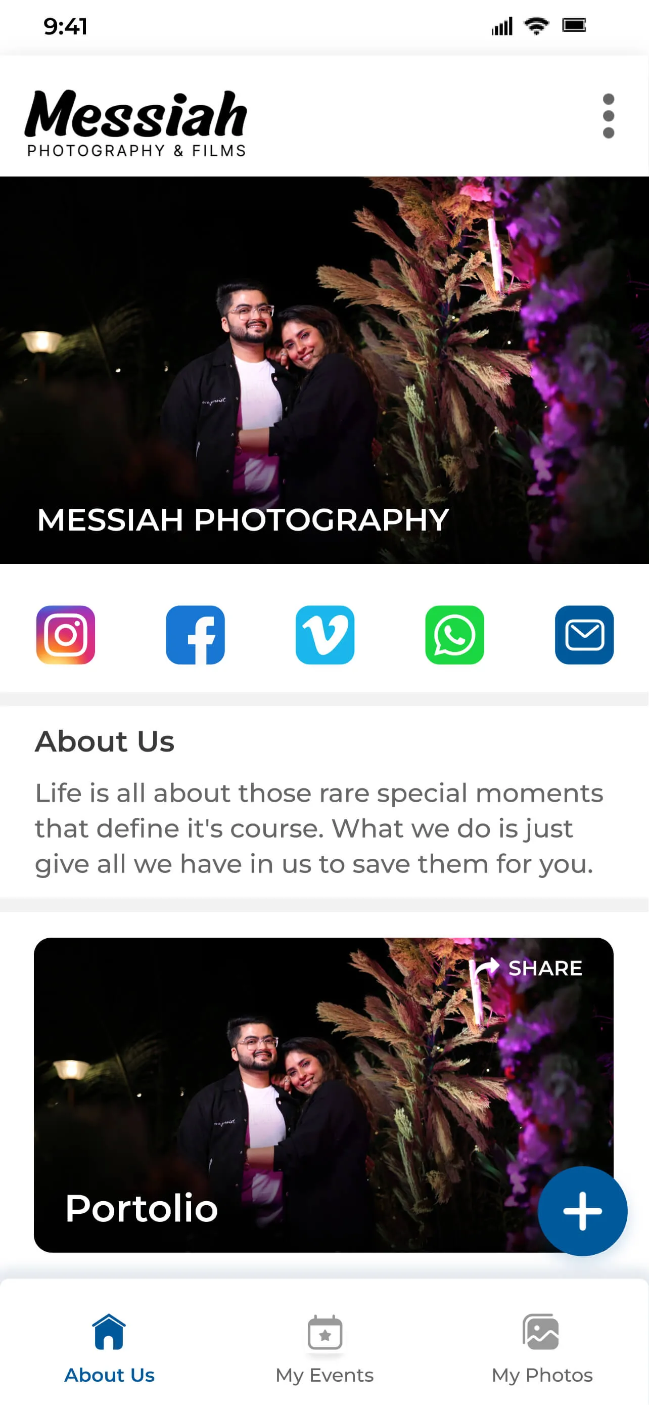 Messiah Photography | Indus Appstore | Screenshot