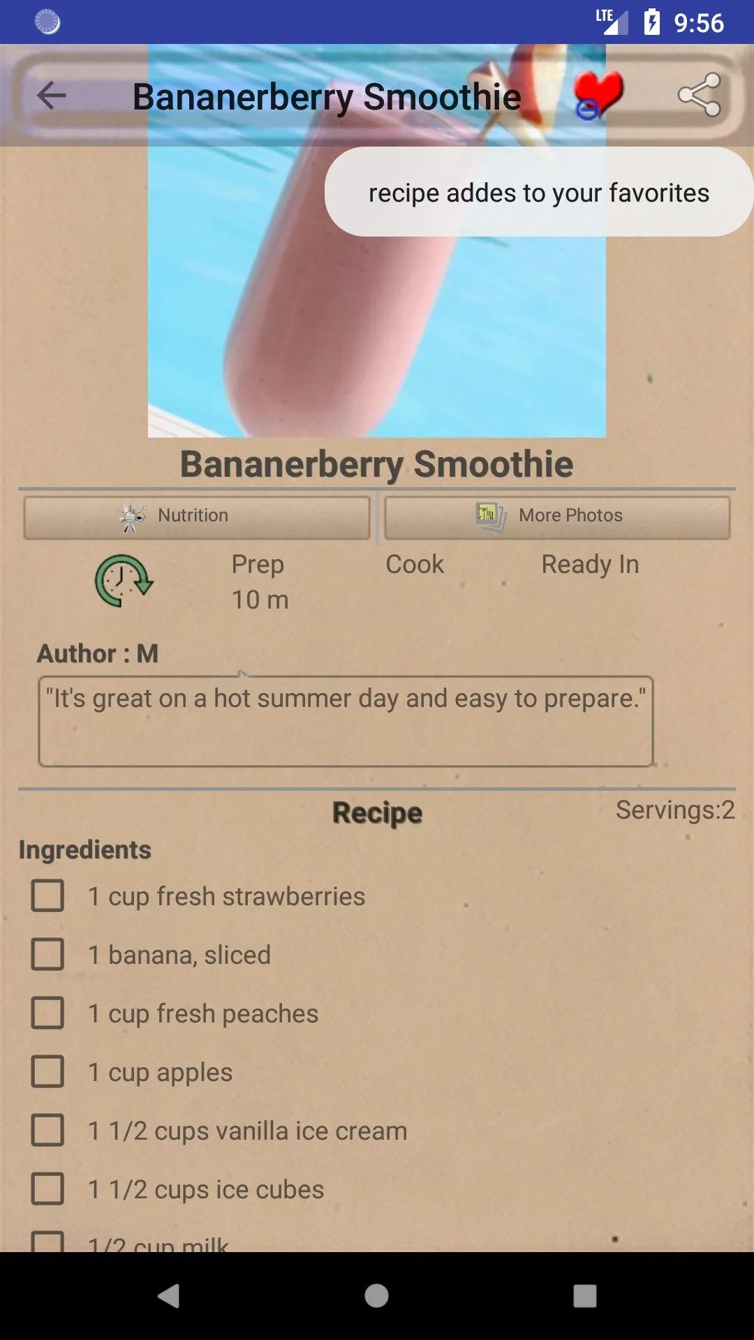 Healthy Fruit Smoothie Recipes | Indus Appstore | Screenshot