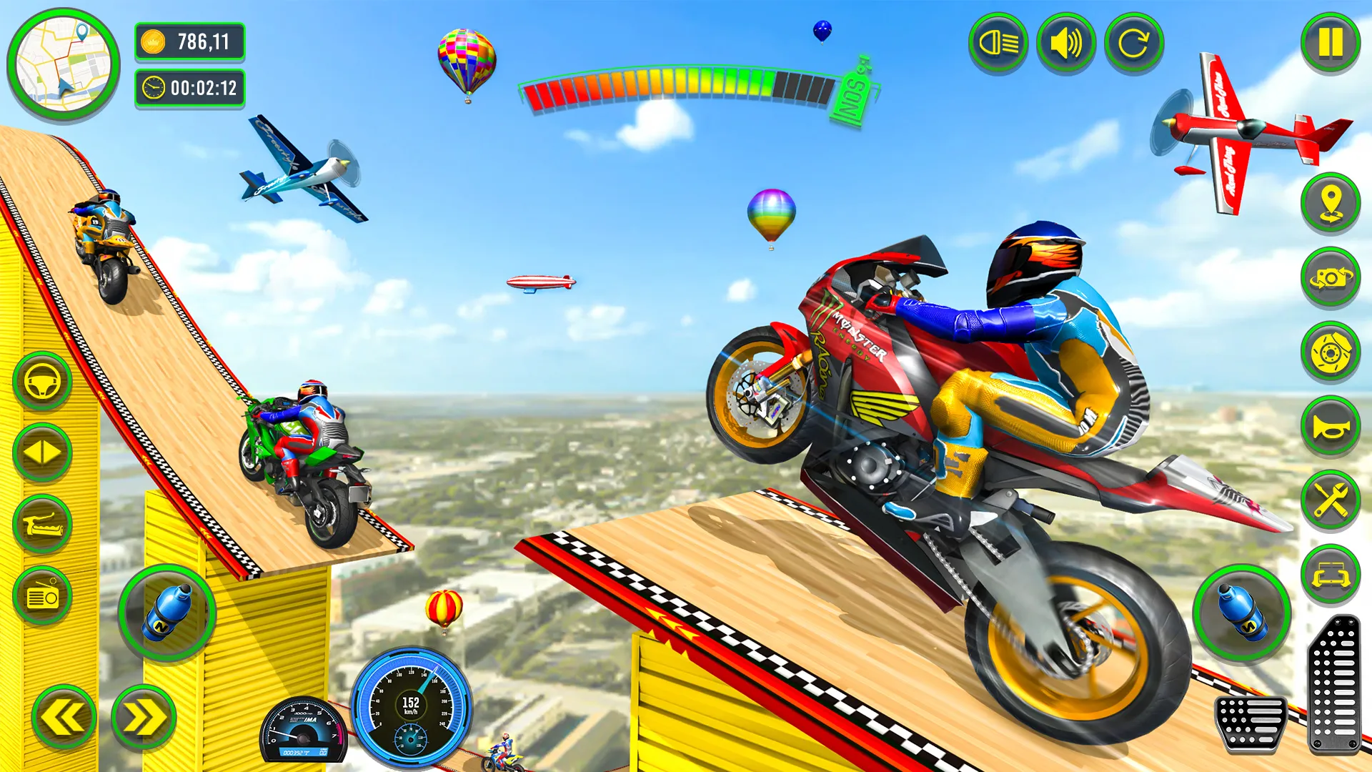 Mega Ramp Stunts Bike Games 3d | Indus Appstore | Screenshot