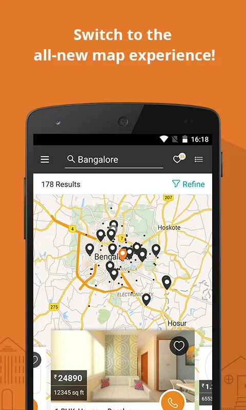 CommonFloor Property Search | Indus Appstore | Screenshot