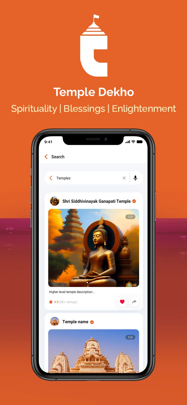 Temple Dekho : Puja & Chadhava | Indus Appstore | Screenshot