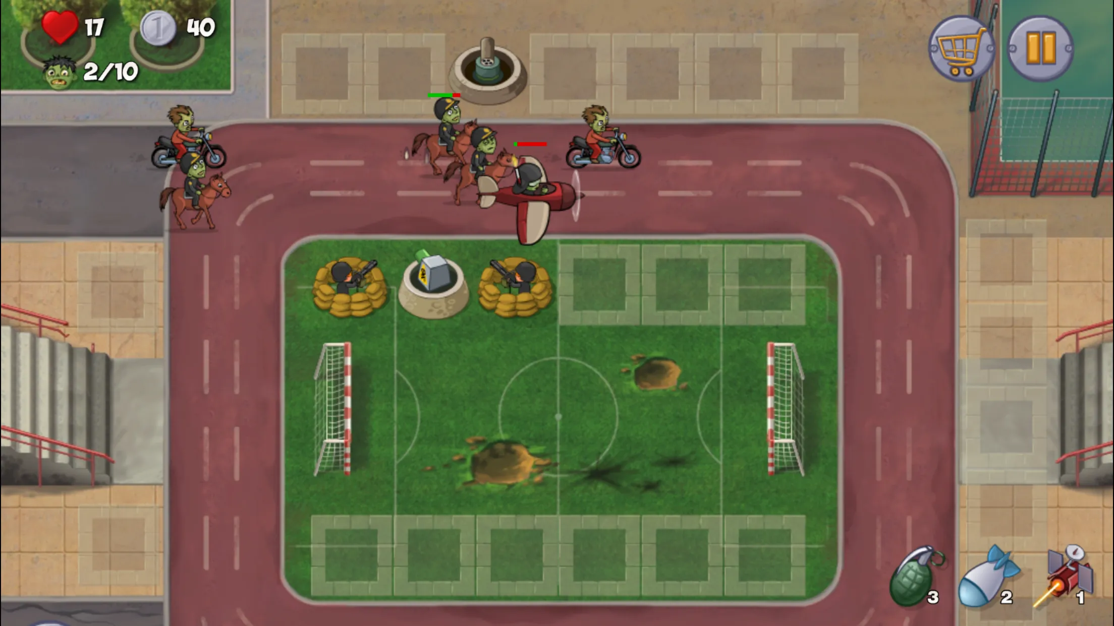 Zombie Town Survival Defense | Indus Appstore | Screenshot