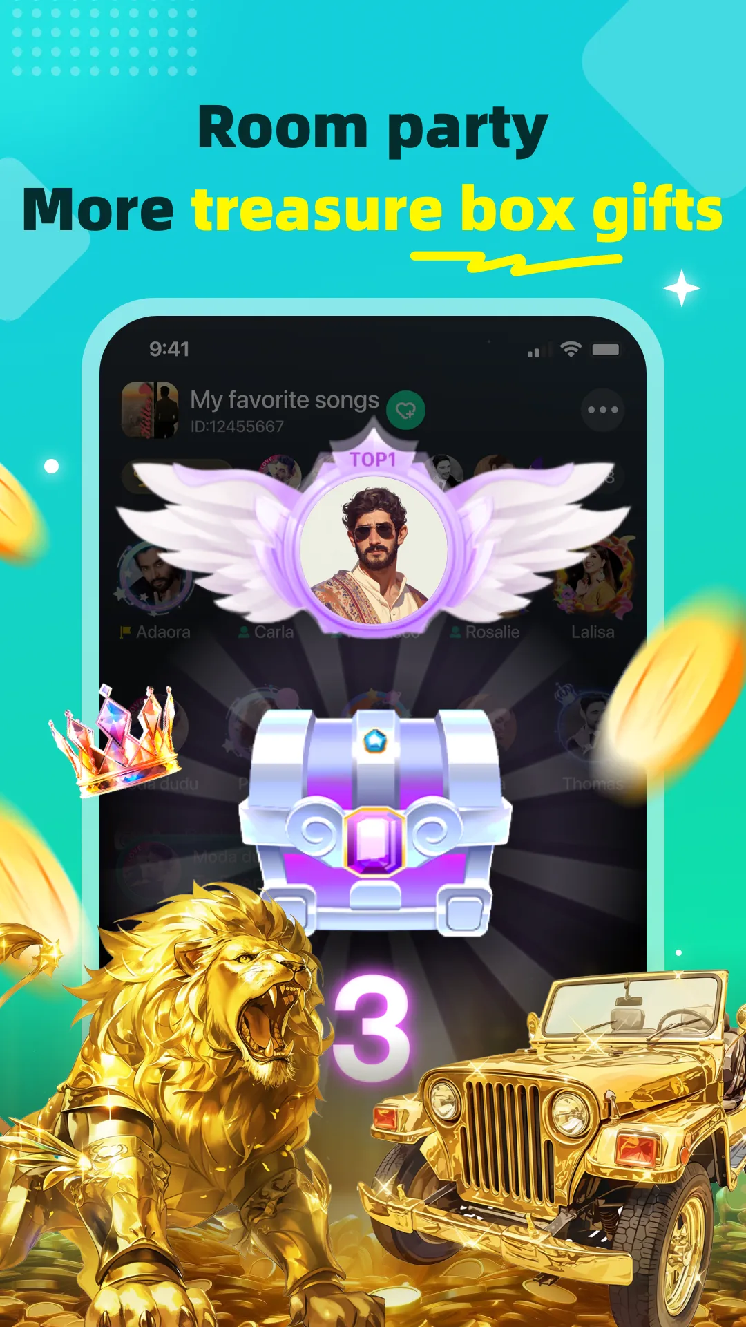 InParty - Group Voice Chat | Indus Appstore | Screenshot