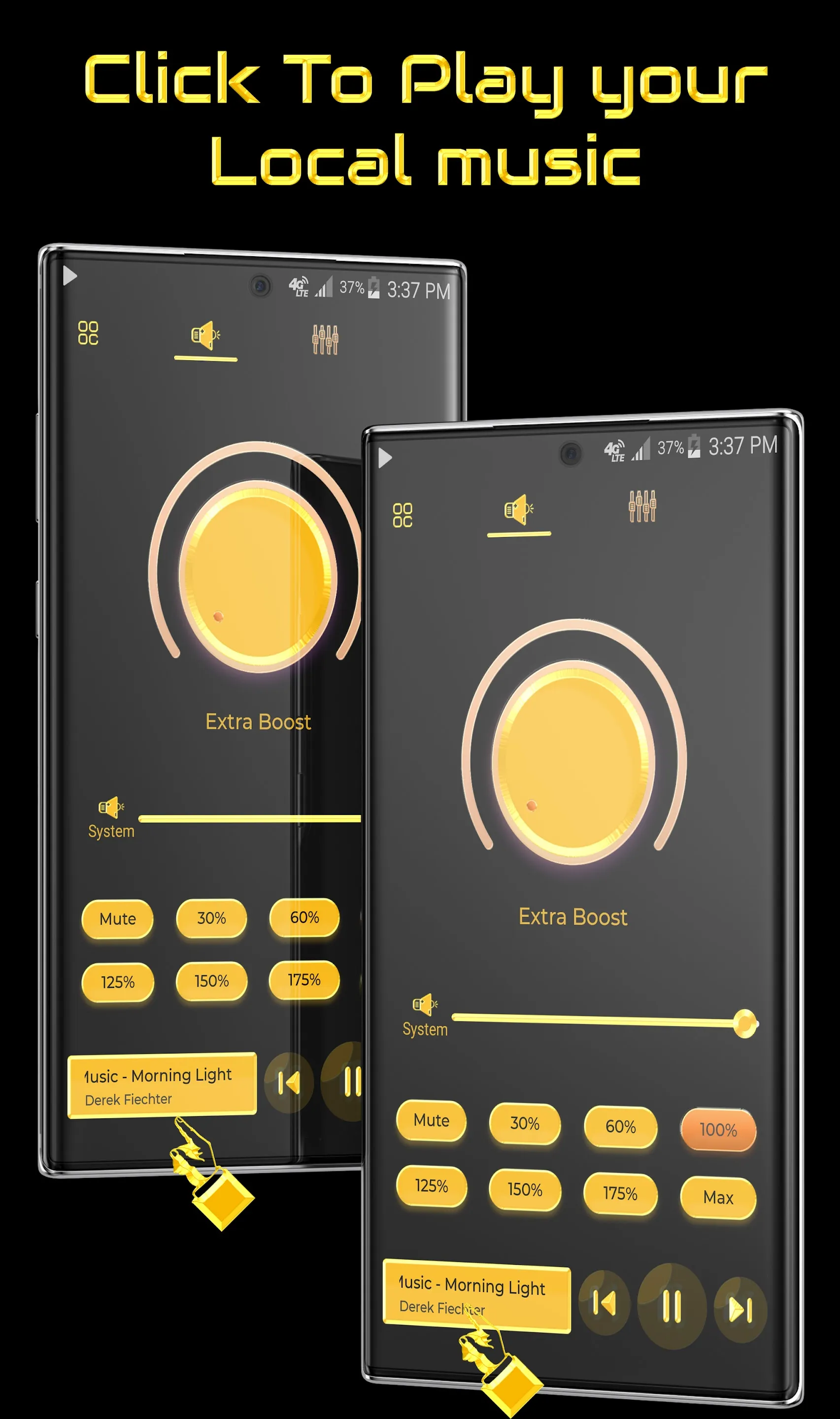 Gold Volume Booster | Indus Appstore | Screenshot