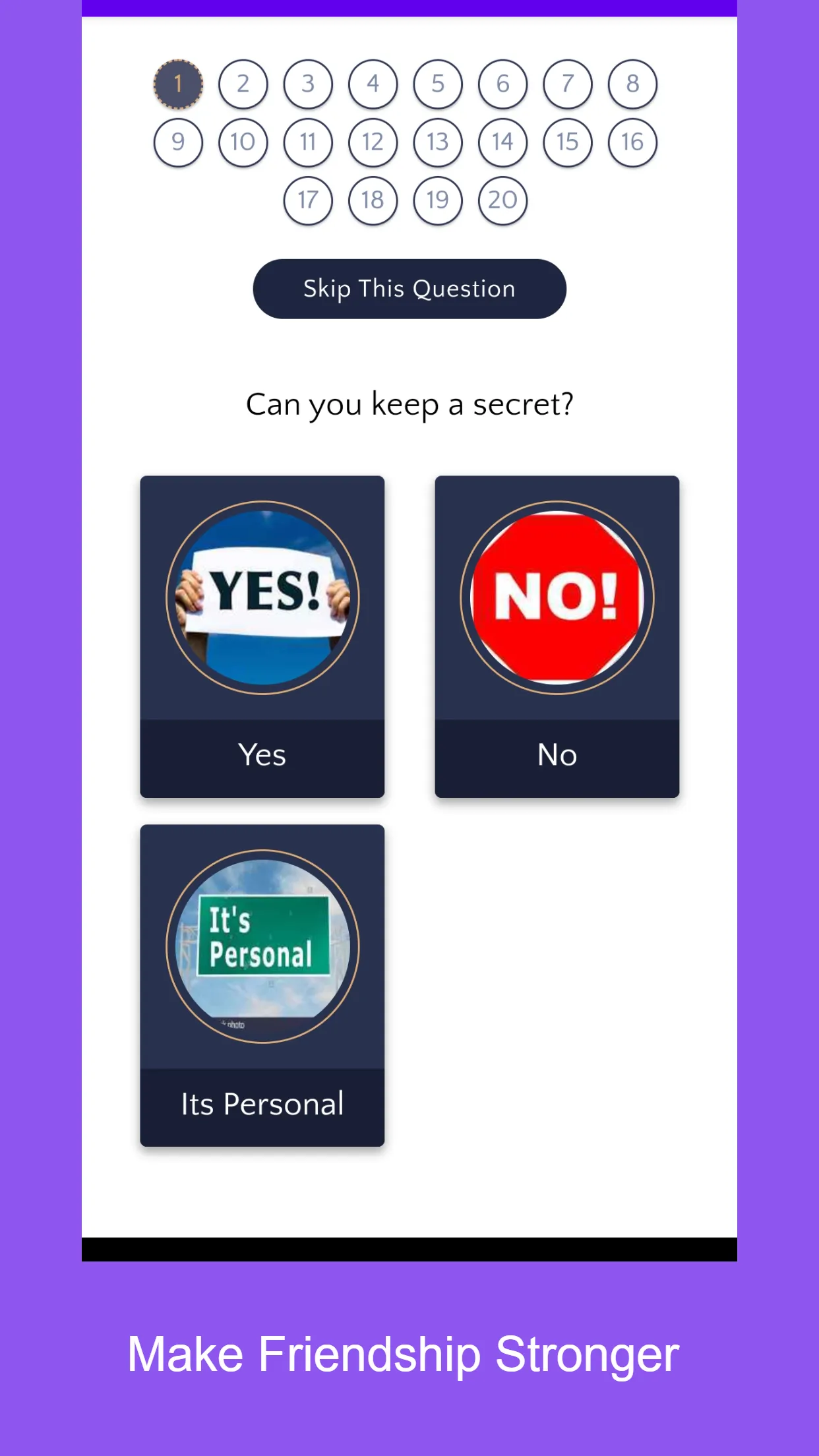 BFF Test - Friend Test Quiz | Indus Appstore | Screenshot