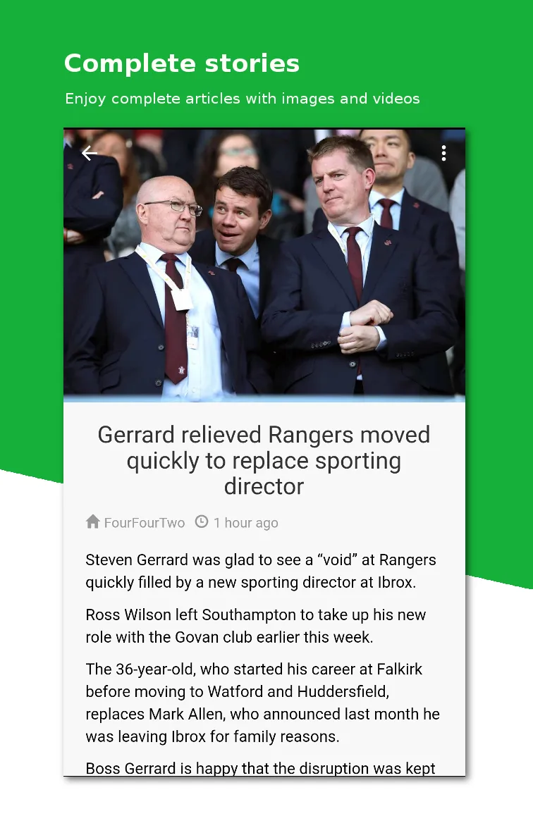 Football News Scotland | Indus Appstore | Screenshot