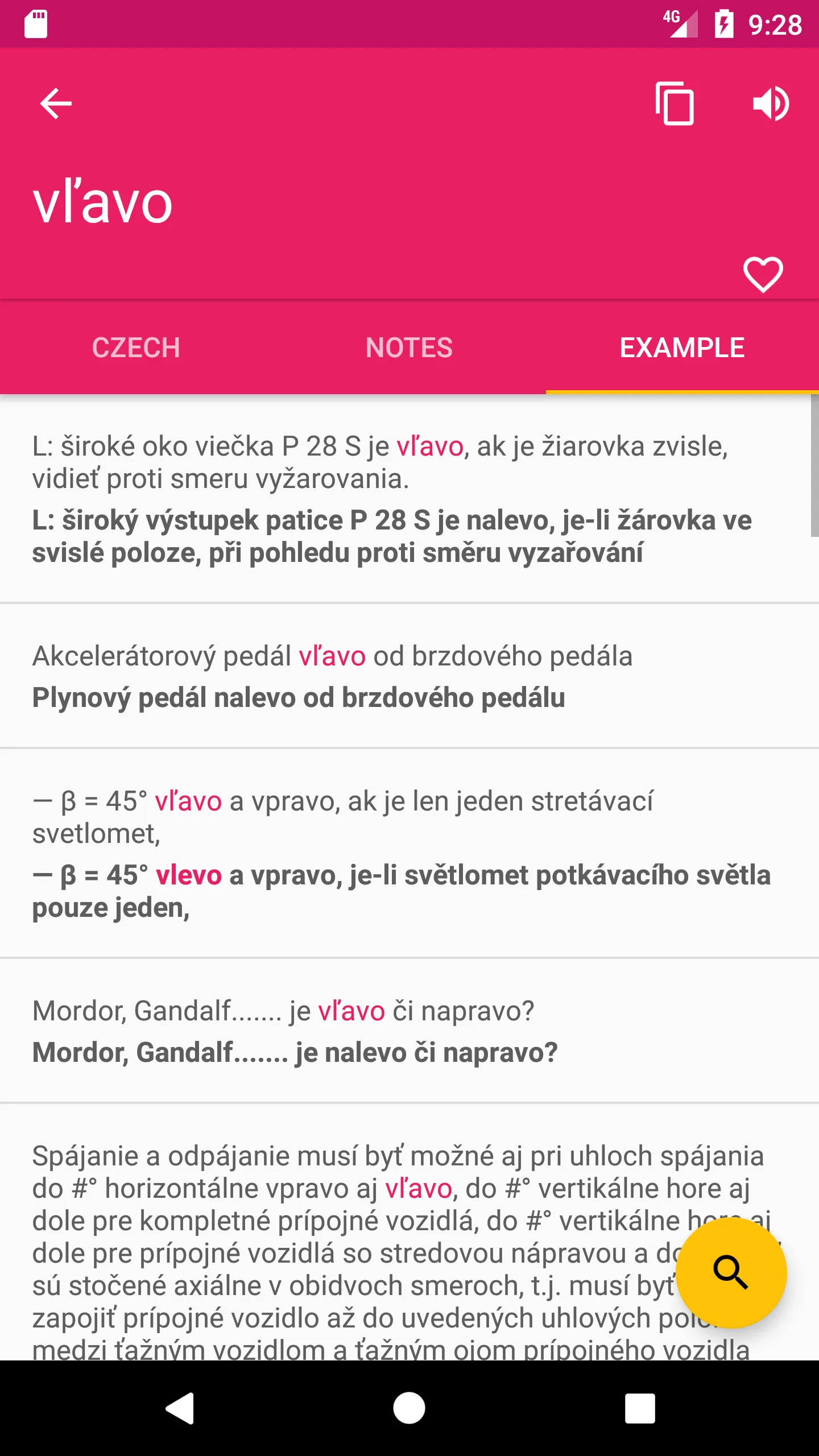 Slovak Czech Dictionary | Indus Appstore | Screenshot