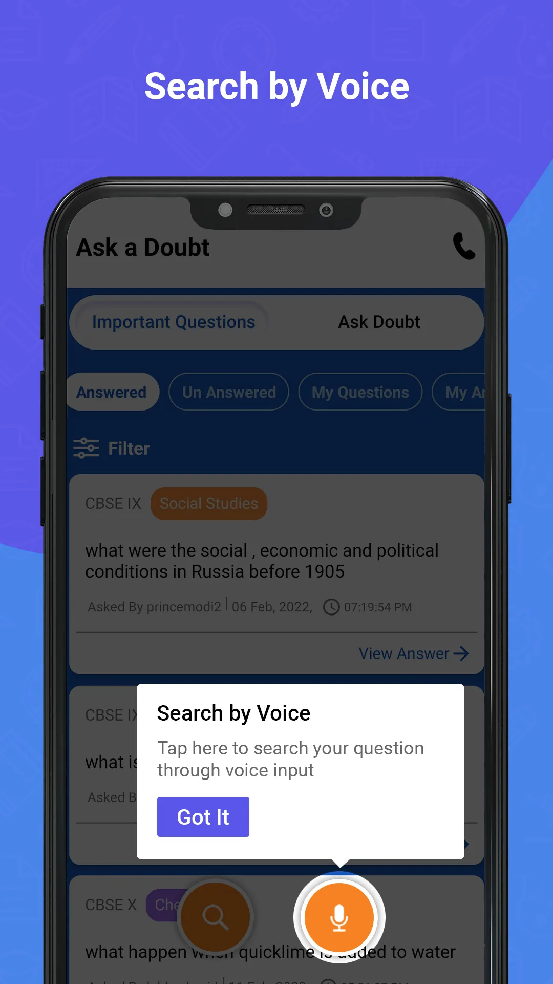 Ask A Doubt | Indus Appstore | Screenshot