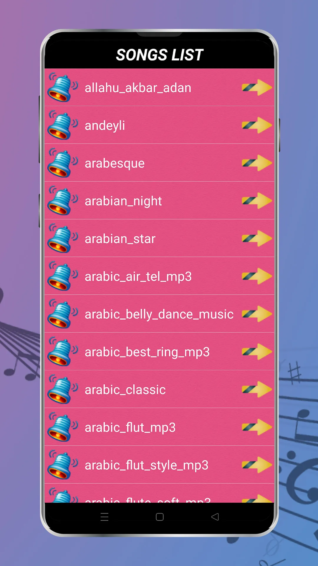 Latest Arabic Ringtones | Indus Appstore | Screenshot