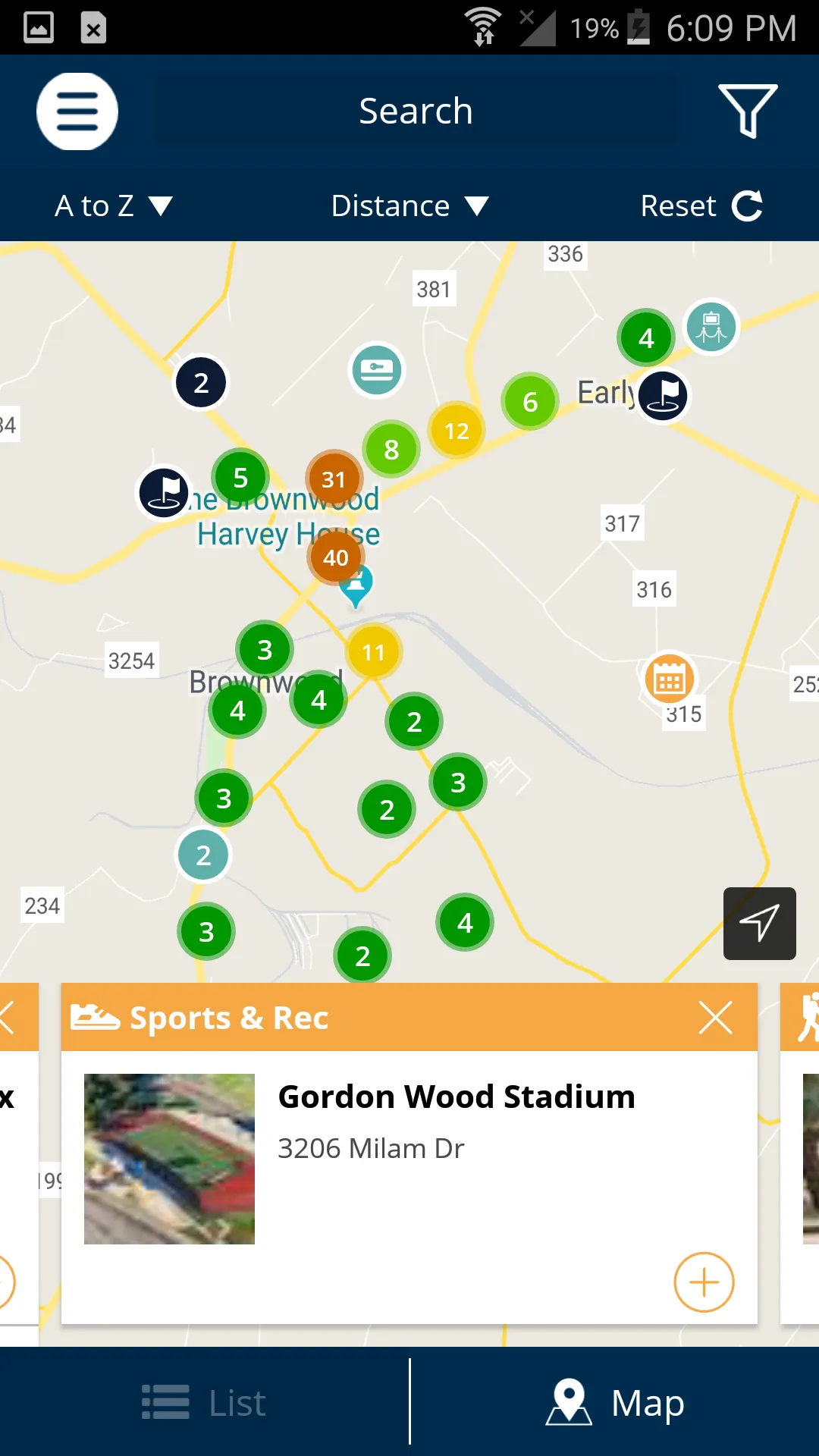 Visit Brownwood, TX! | Indus Appstore | Screenshot