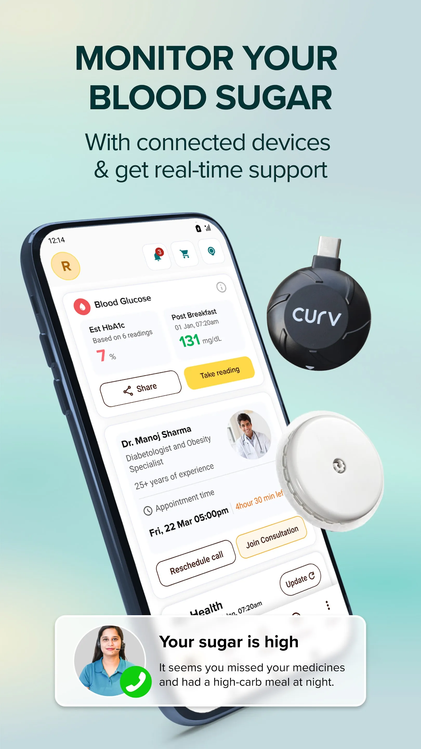 BeatO: Diabetes Care App | Indus Appstore | Screenshot