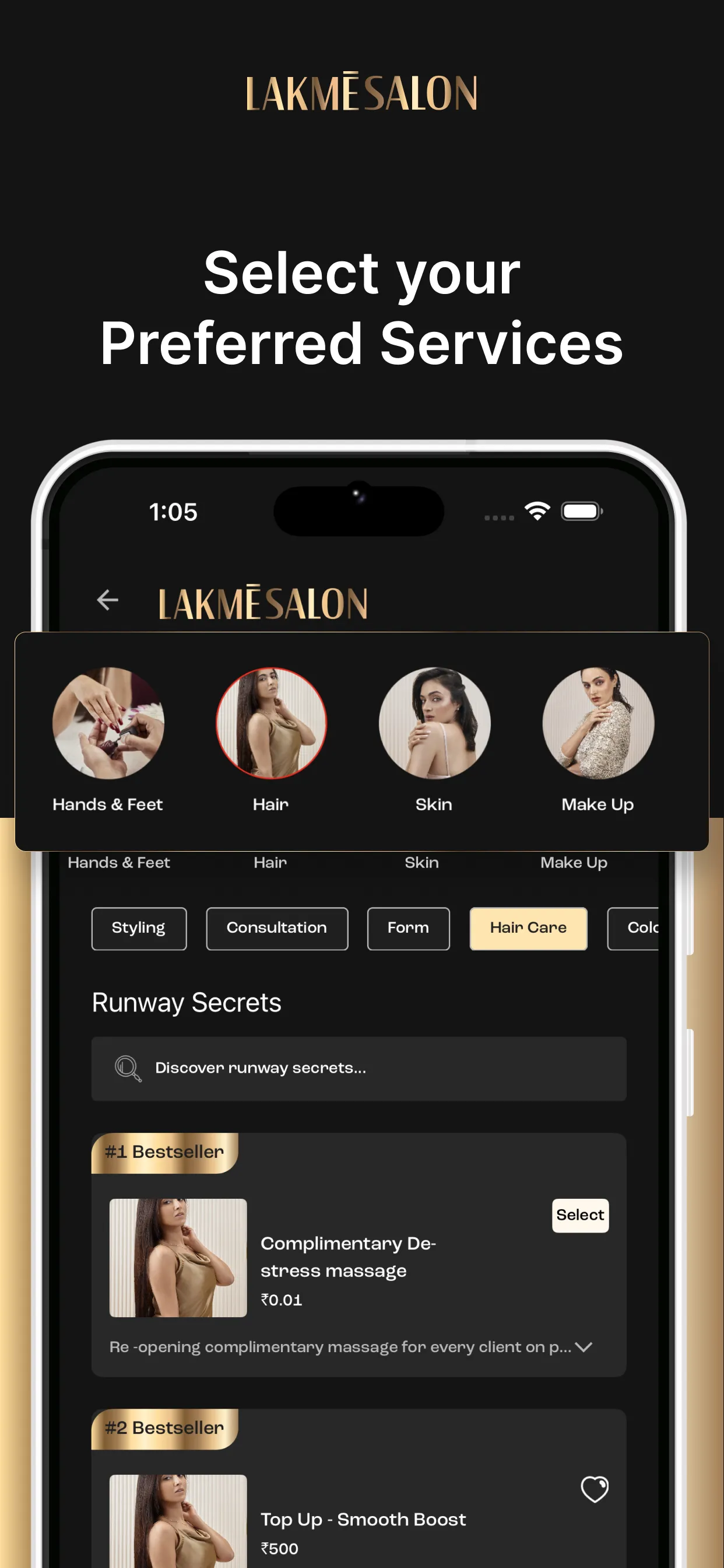 Lakmé Salon | Indus Appstore | Screenshot