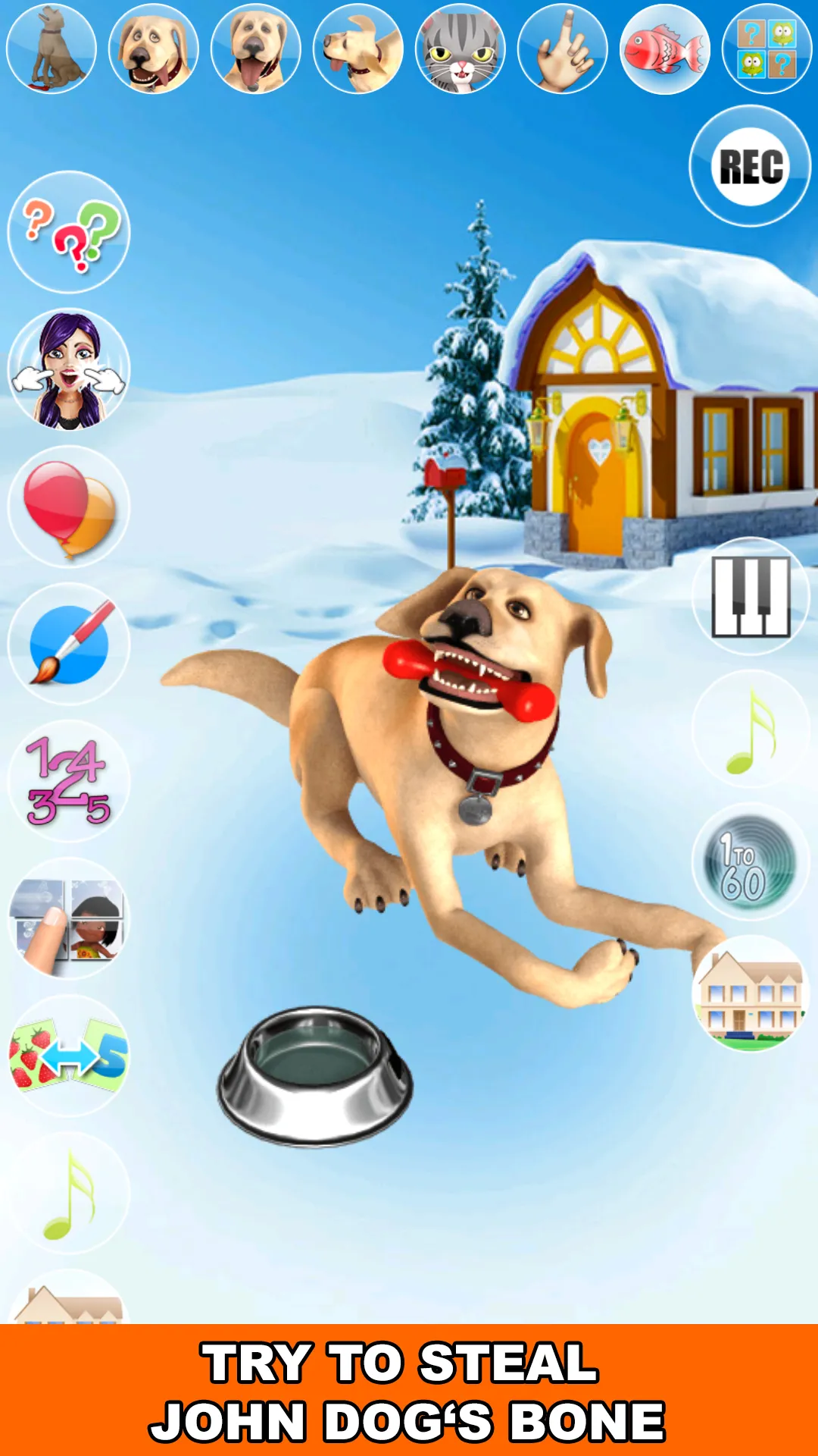 Talking John Dog Frozen City | Indus Appstore | Screenshot