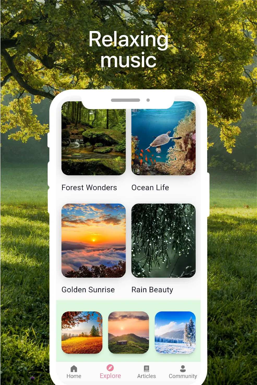 Nature Videos and Sounds App | Indus Appstore | Screenshot