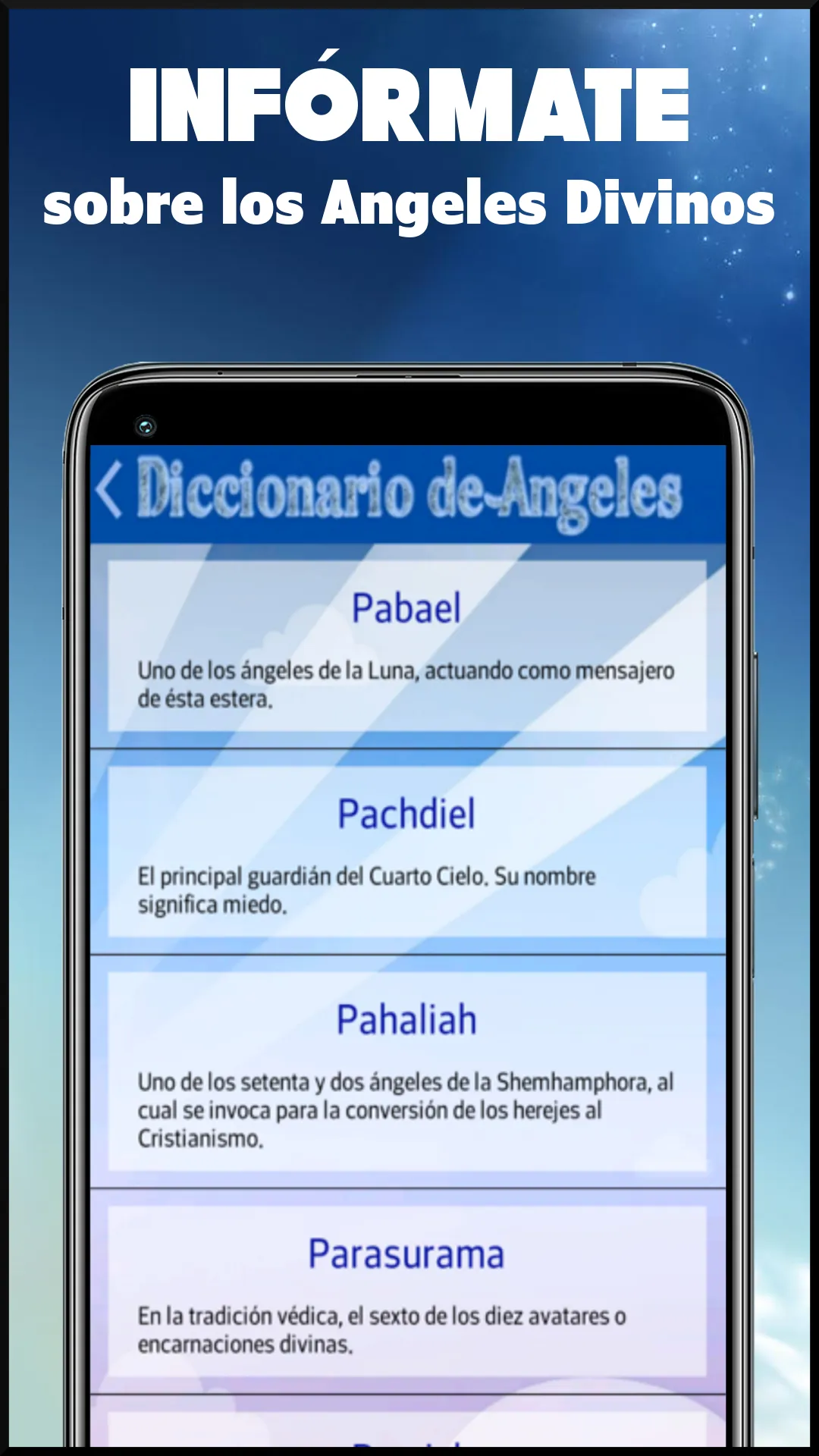 Diccionario ángeles divinos | Indus Appstore | Screenshot