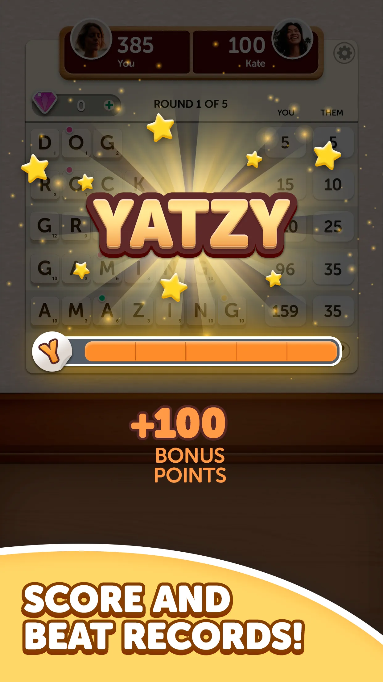 Word Yatzy - Fun Word Puzzler | Indus Appstore | Screenshot