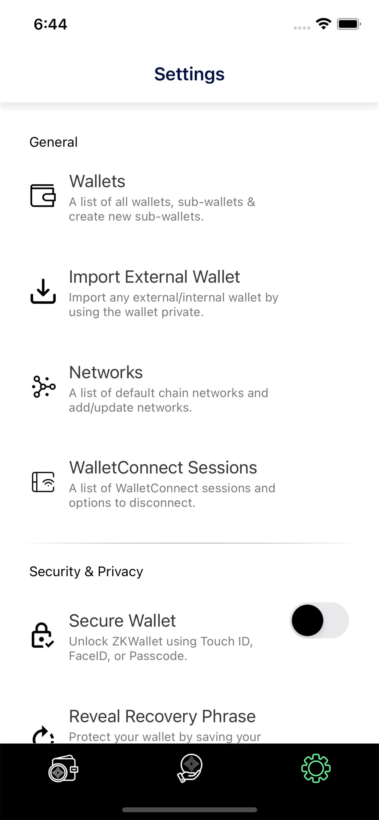 ZK Cryptocurrency Wallet | Indus Appstore | Screenshot