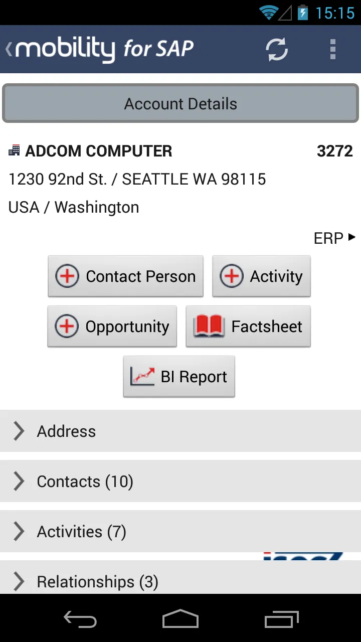 ISEC7 for SAP® solutions | Indus Appstore | Screenshot