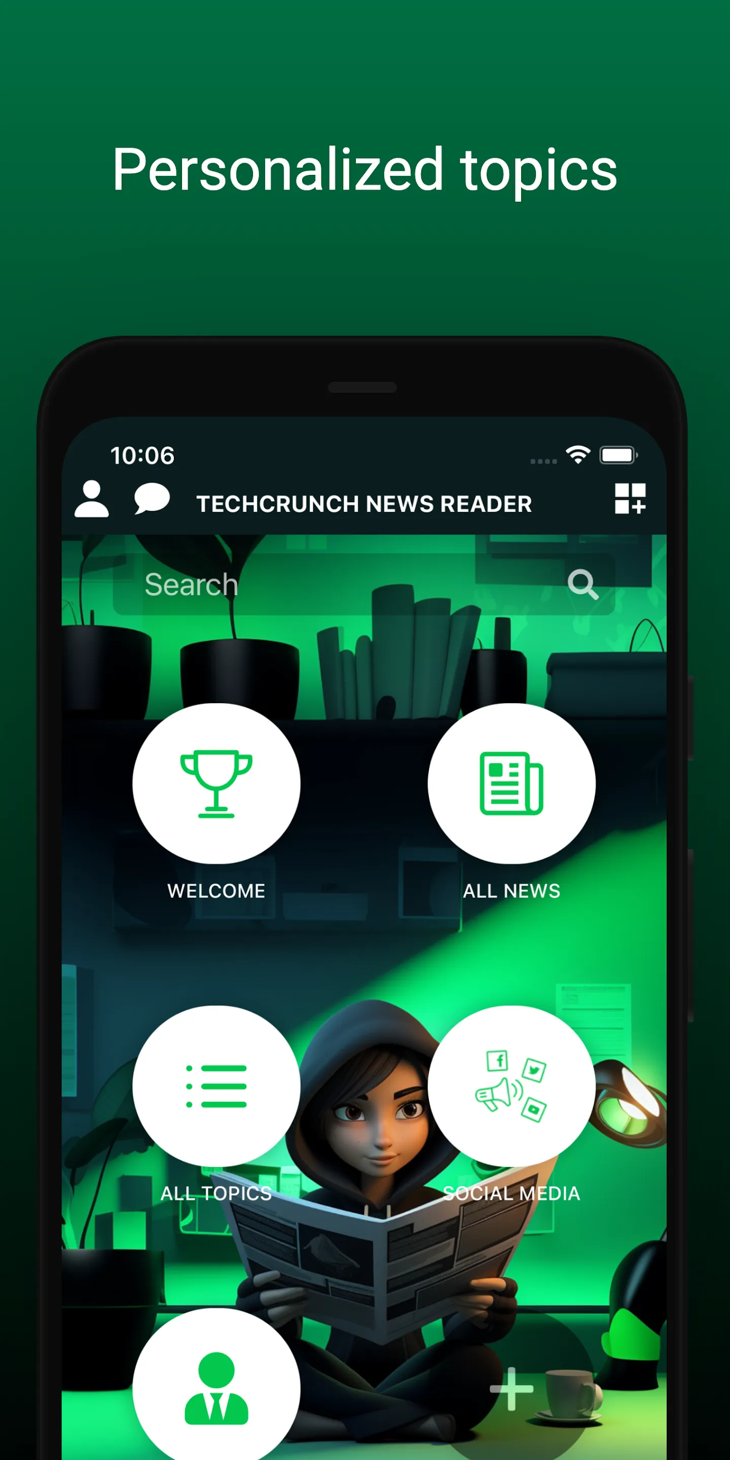 TechCrunch News Reader | Indus Appstore | Screenshot