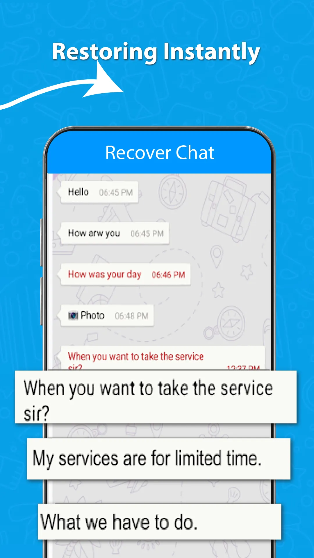 WAWR- Recover Deleted Messages | Indus Appstore | Screenshot