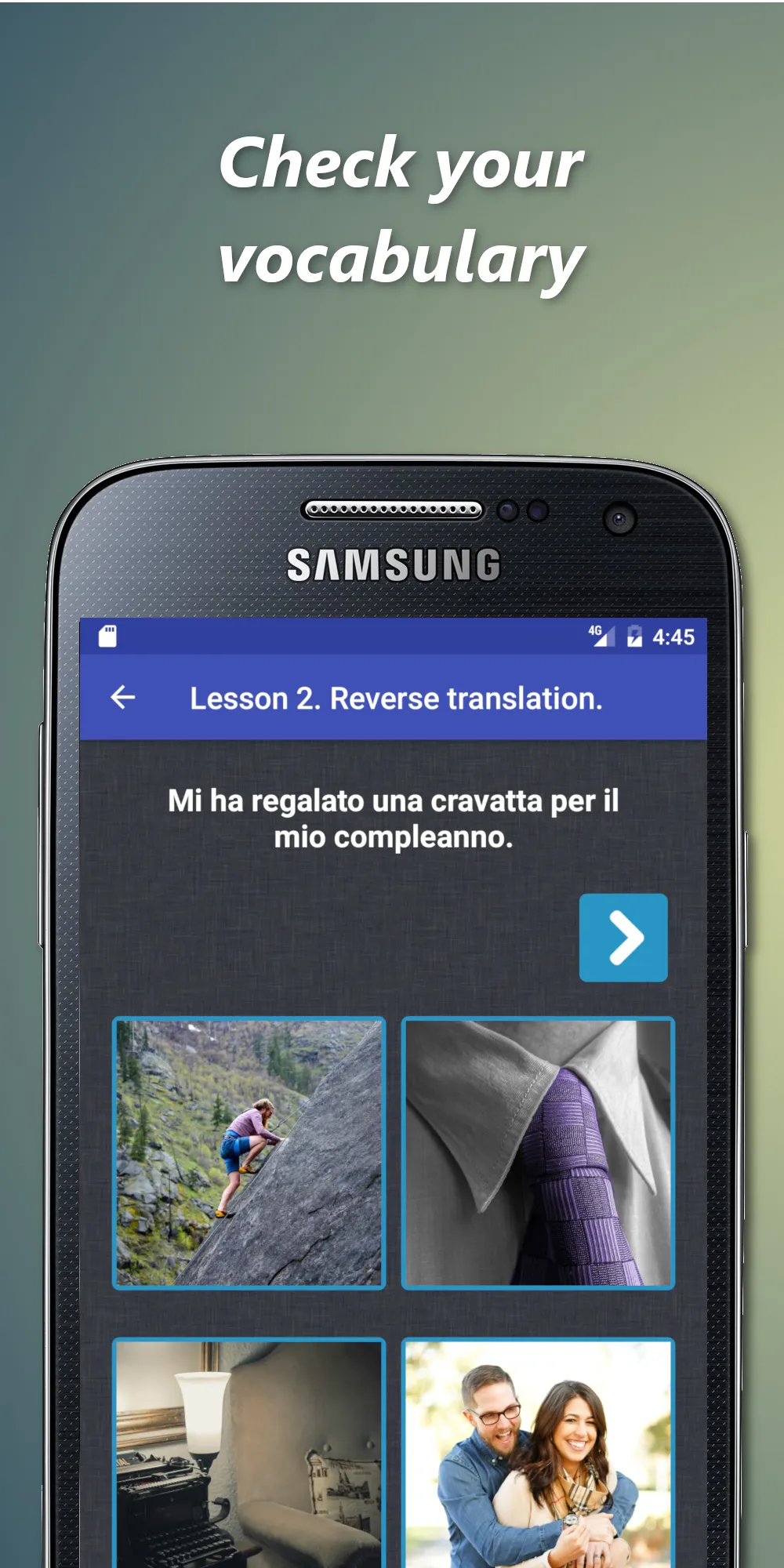 Learn italian verbs | Indus Appstore | Screenshot