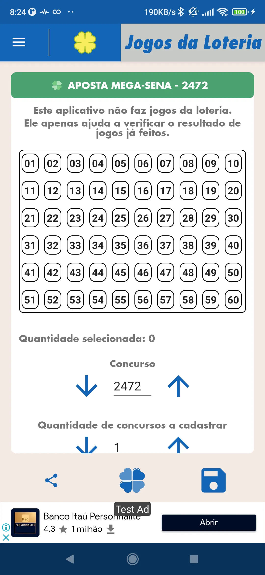 Brazilian Lottery Games | Indus Appstore | Screenshot