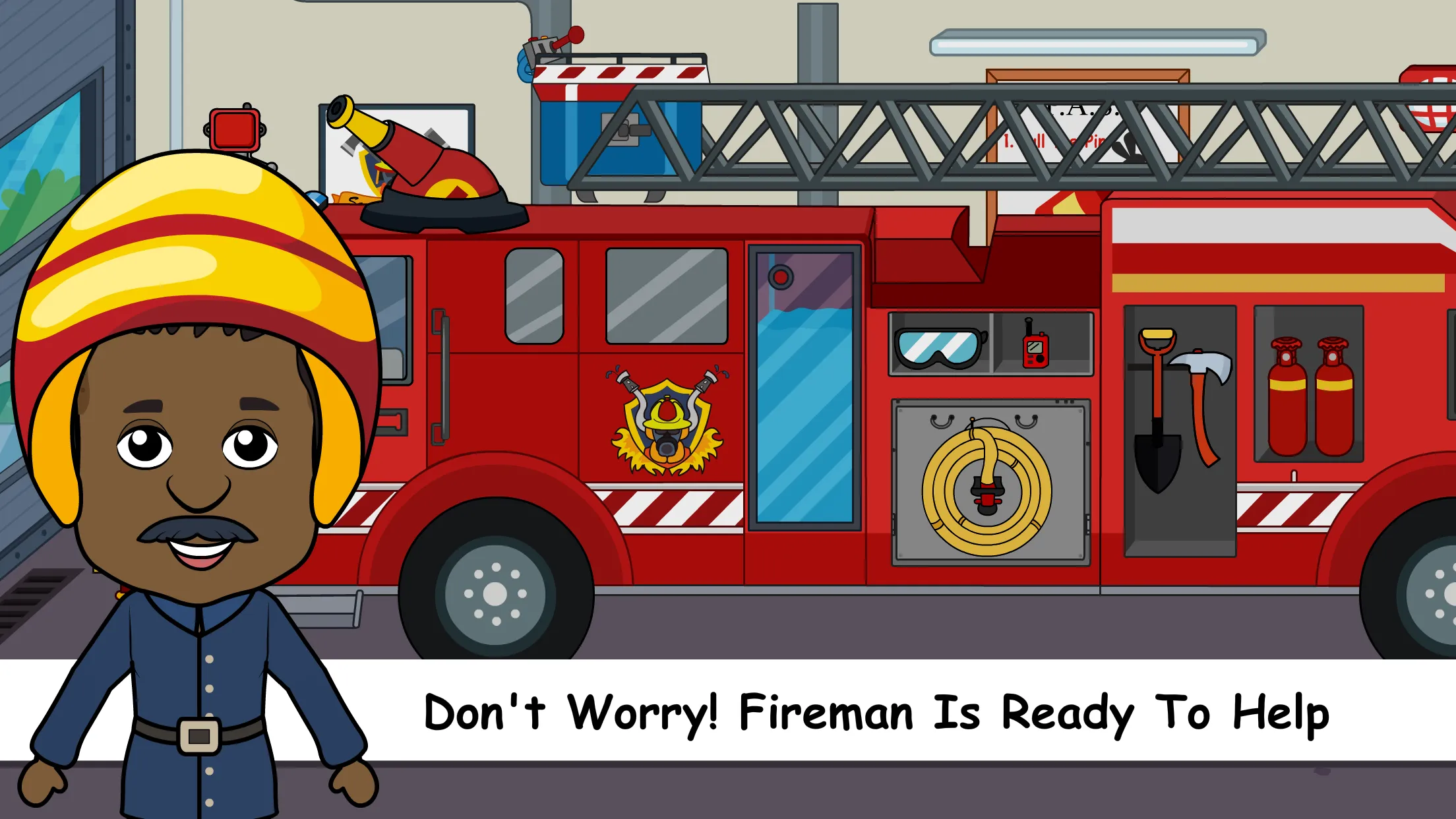 Tizi Town Kids Firetruck Games | Indus Appstore | Screenshot