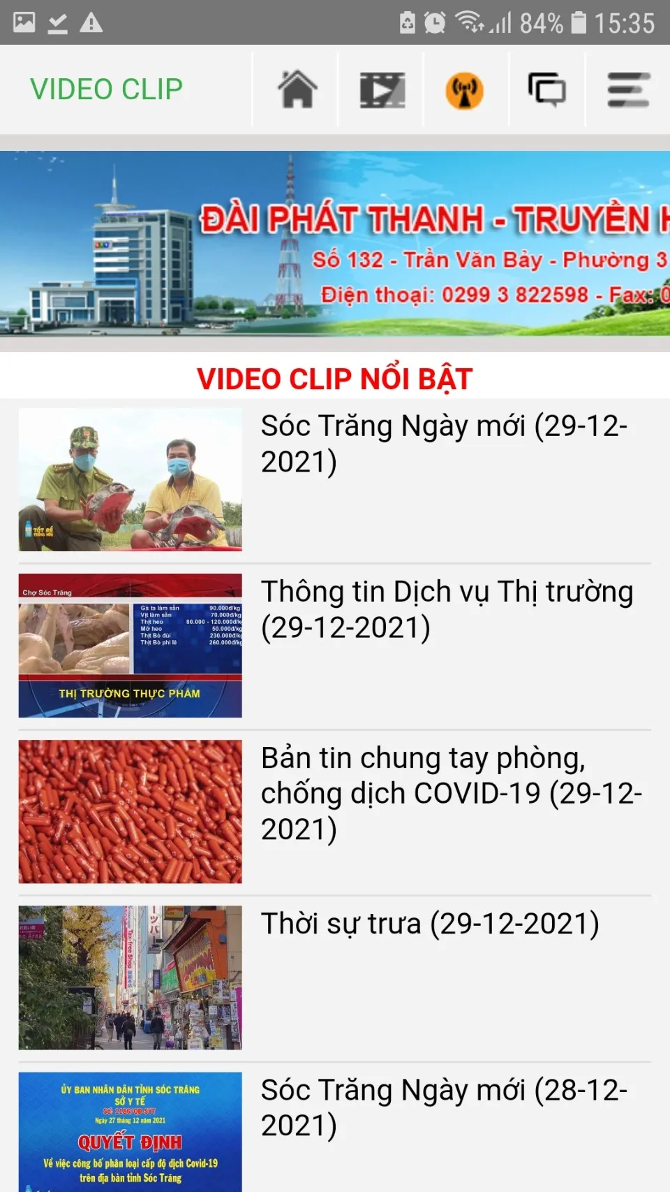 Soc Trang TV | Indus Appstore | Screenshot