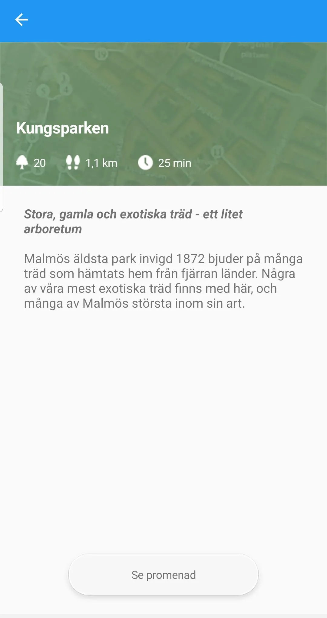 Träd i Malmö | Indus Appstore | Screenshot