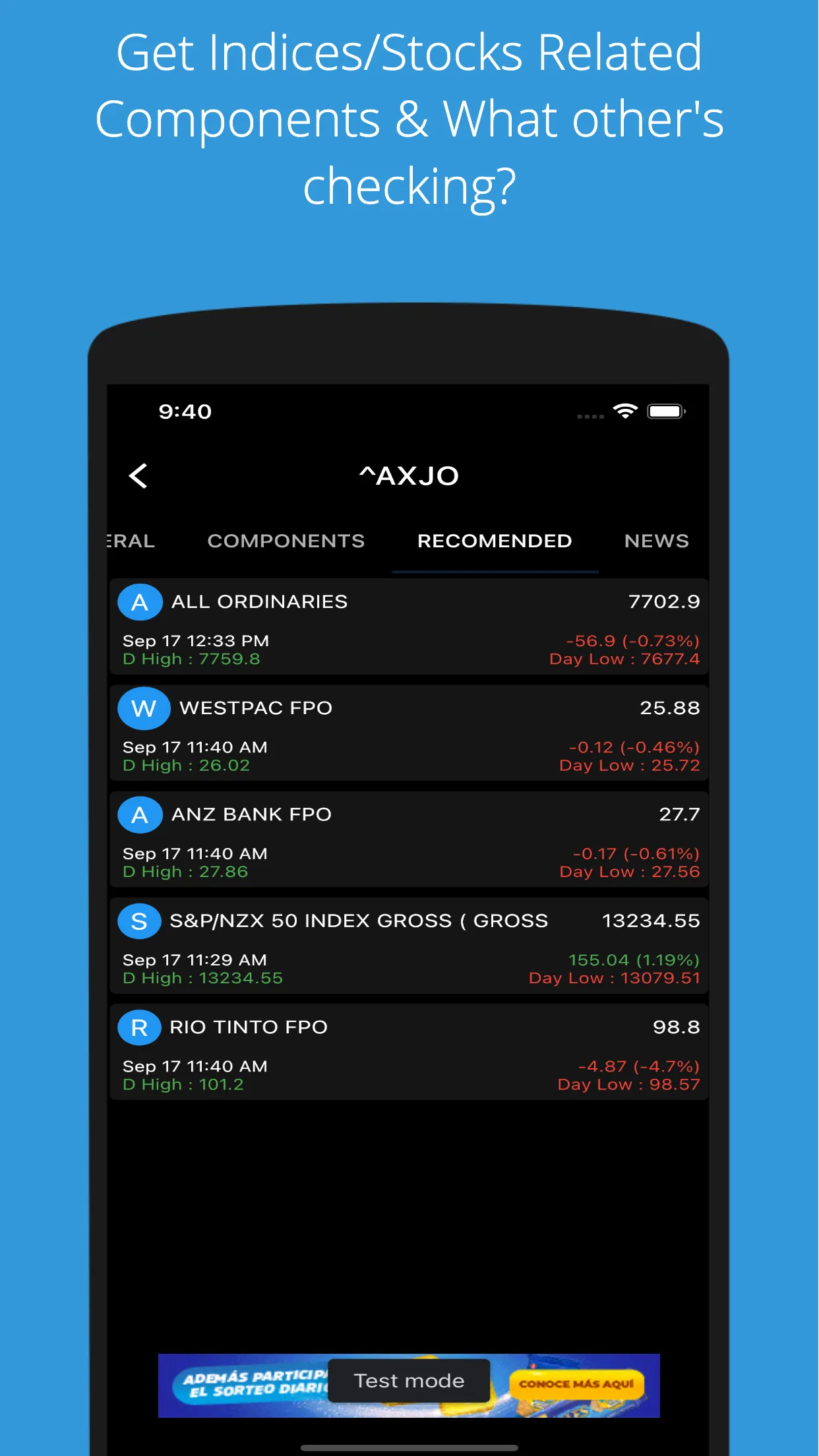 Australian Stock Market | Indus Appstore | Screenshot