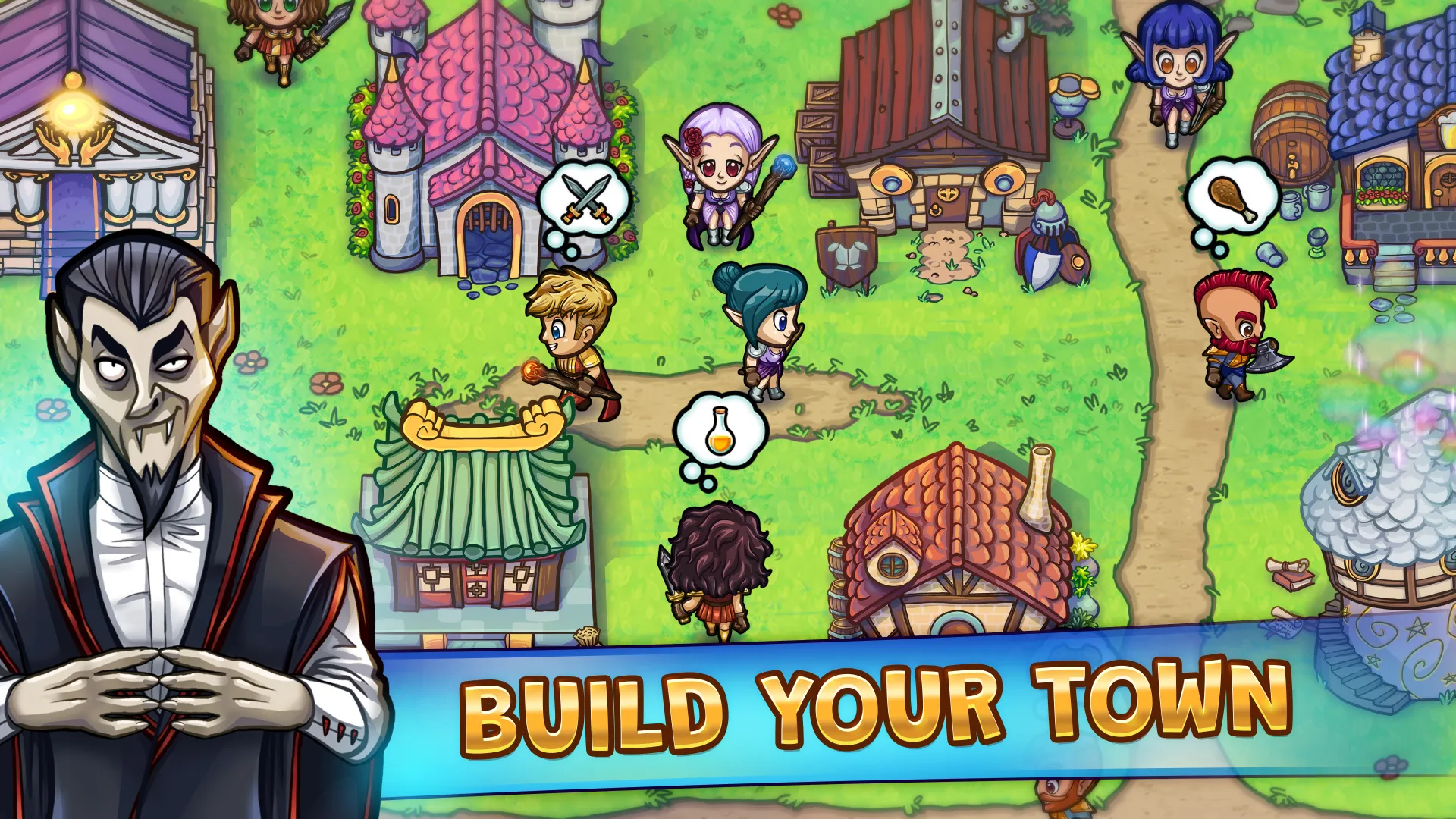 Hero Park: Shops & Dungeons | Indus Appstore | Screenshot